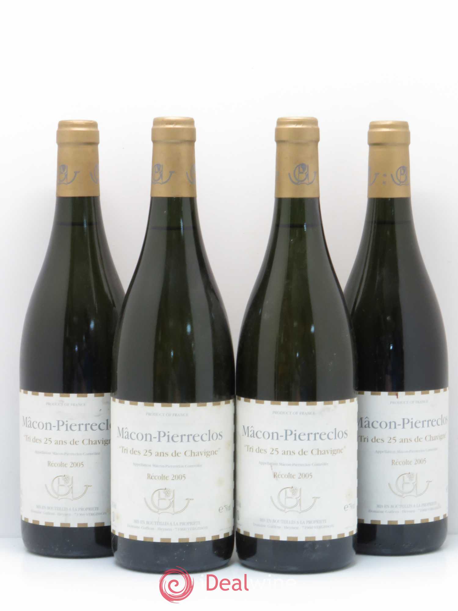 Mâcon-Pierreclos Tri de Chavigne Guffens-Heynen Trie des 25 ans 2005 - Lotto di 8 bottiglie - 1