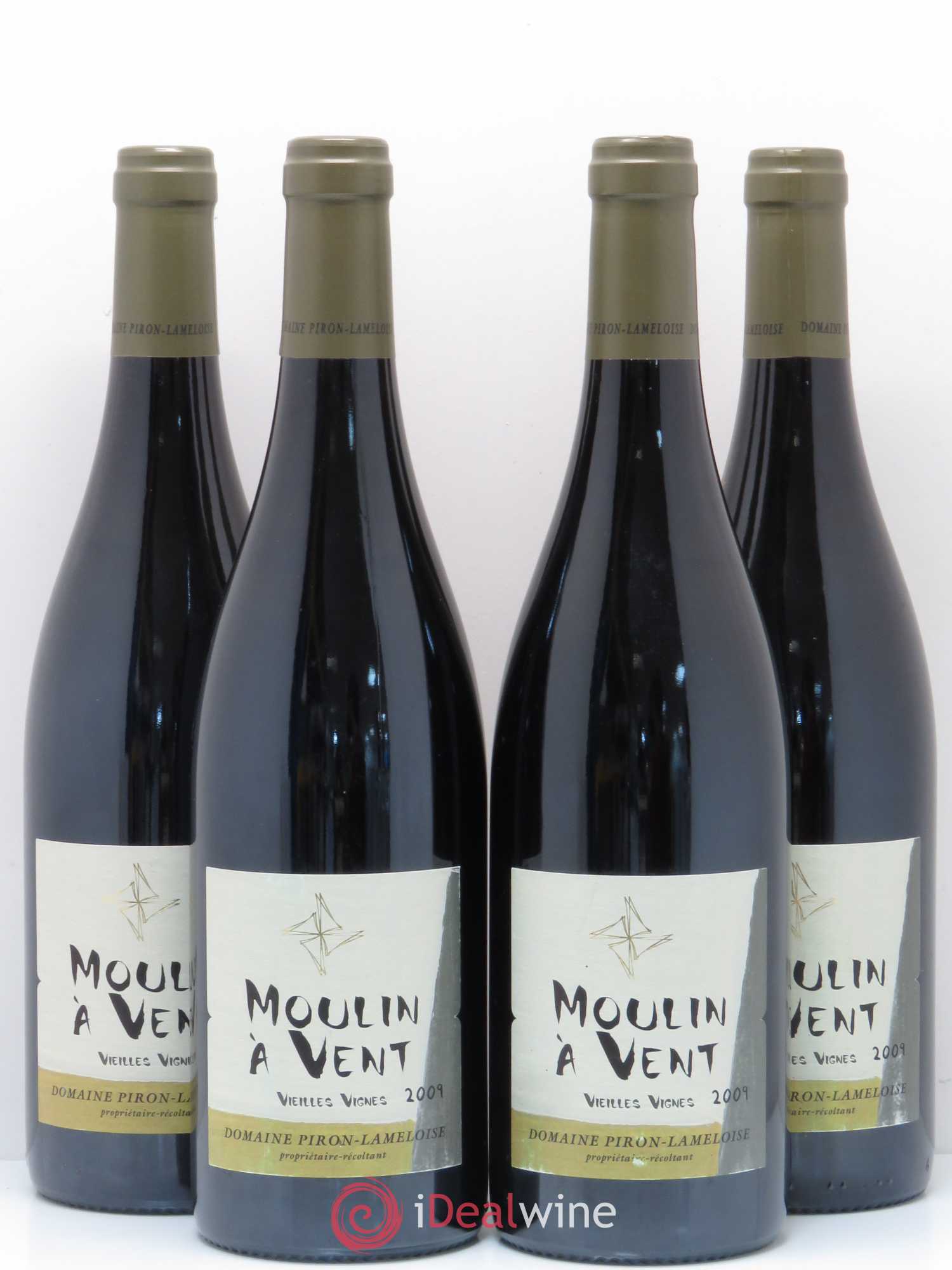 Moulin-à-Vent Vieilles Vignes Domaine Piron-Lameloise 2009 - Posten von 4 Flaschen - 0