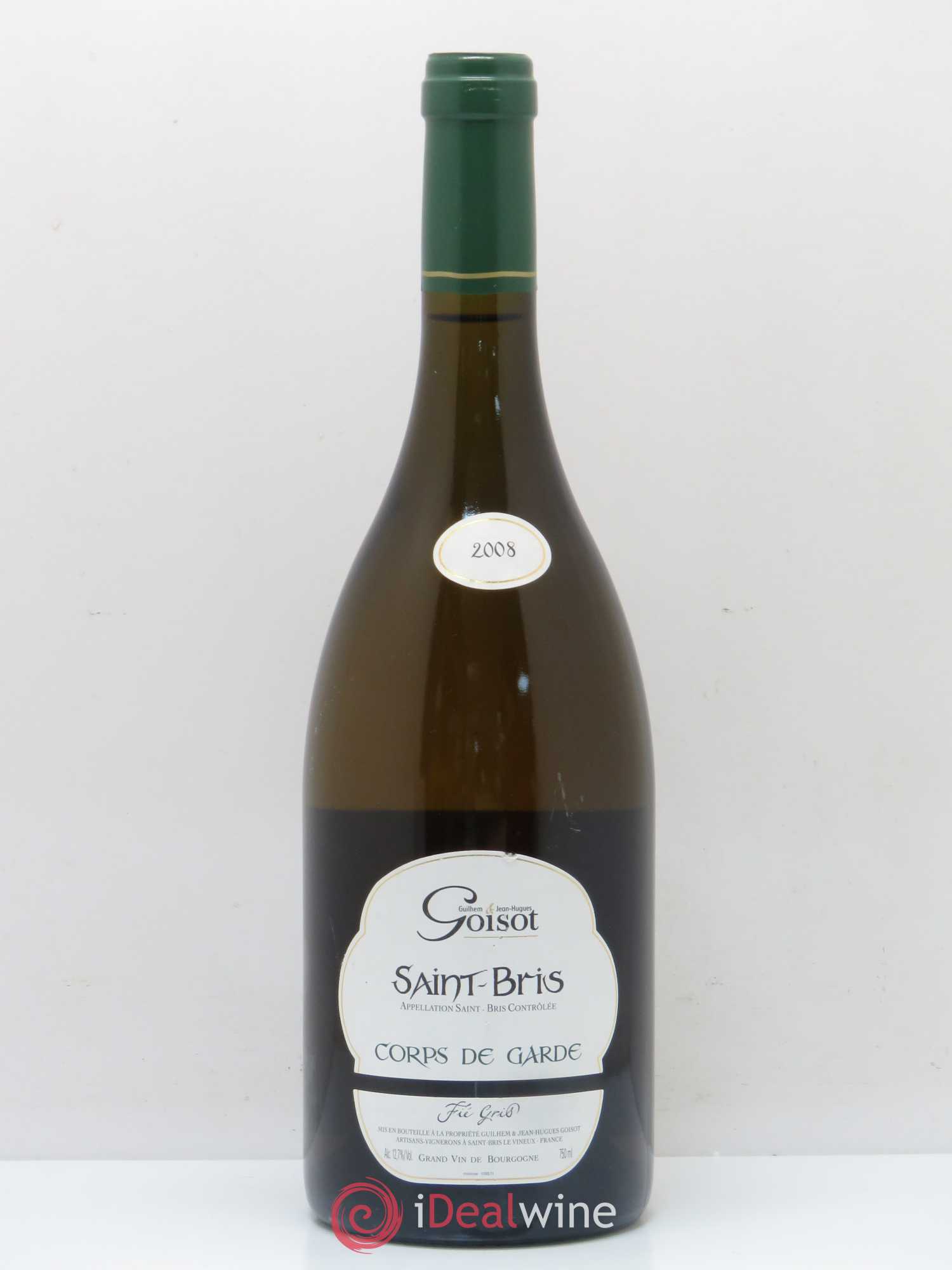 Saint-Bris Corps de Garde Goisot 2008 - Lot de 1 bouteille - 0