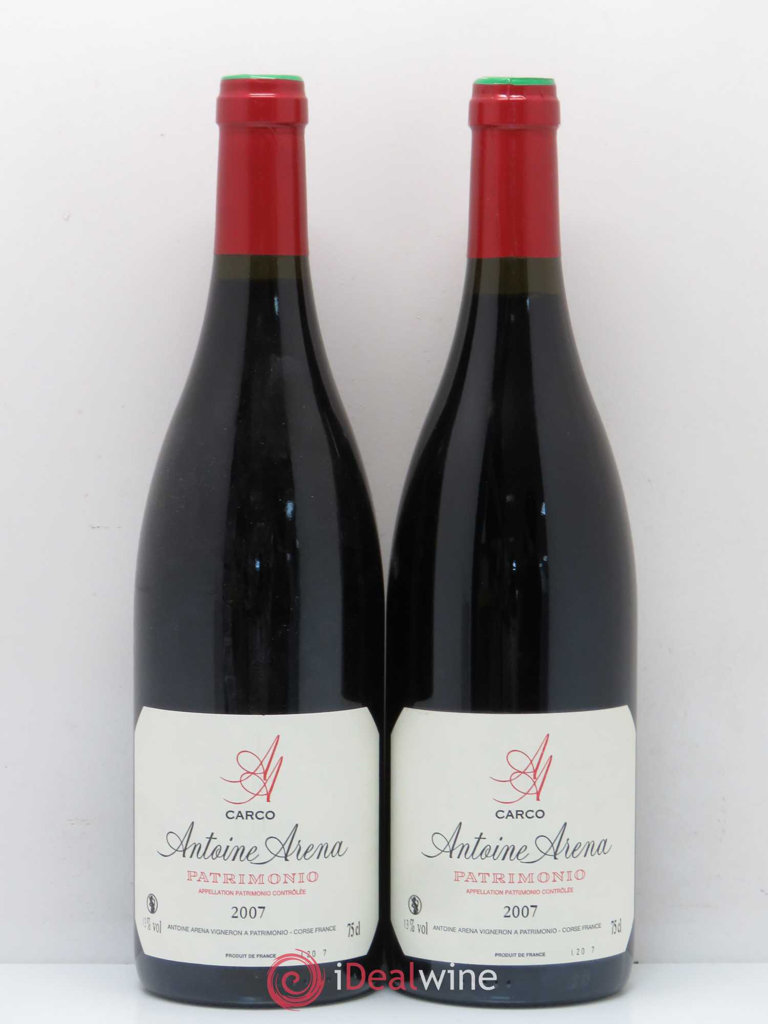 Patrimonio Carco Antoine Arena 2007 - Lot de 2 bouteilles - 0