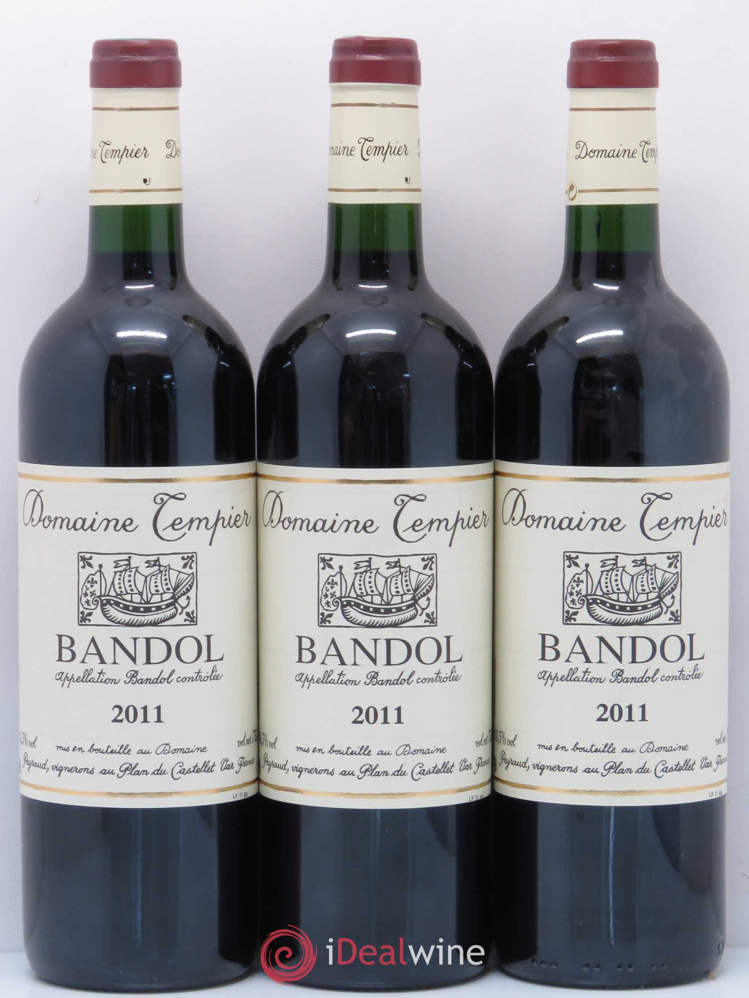 Bandol Domaine Tempier Famille Peyraud 2011 - Lot de 3 bouteilles - 0