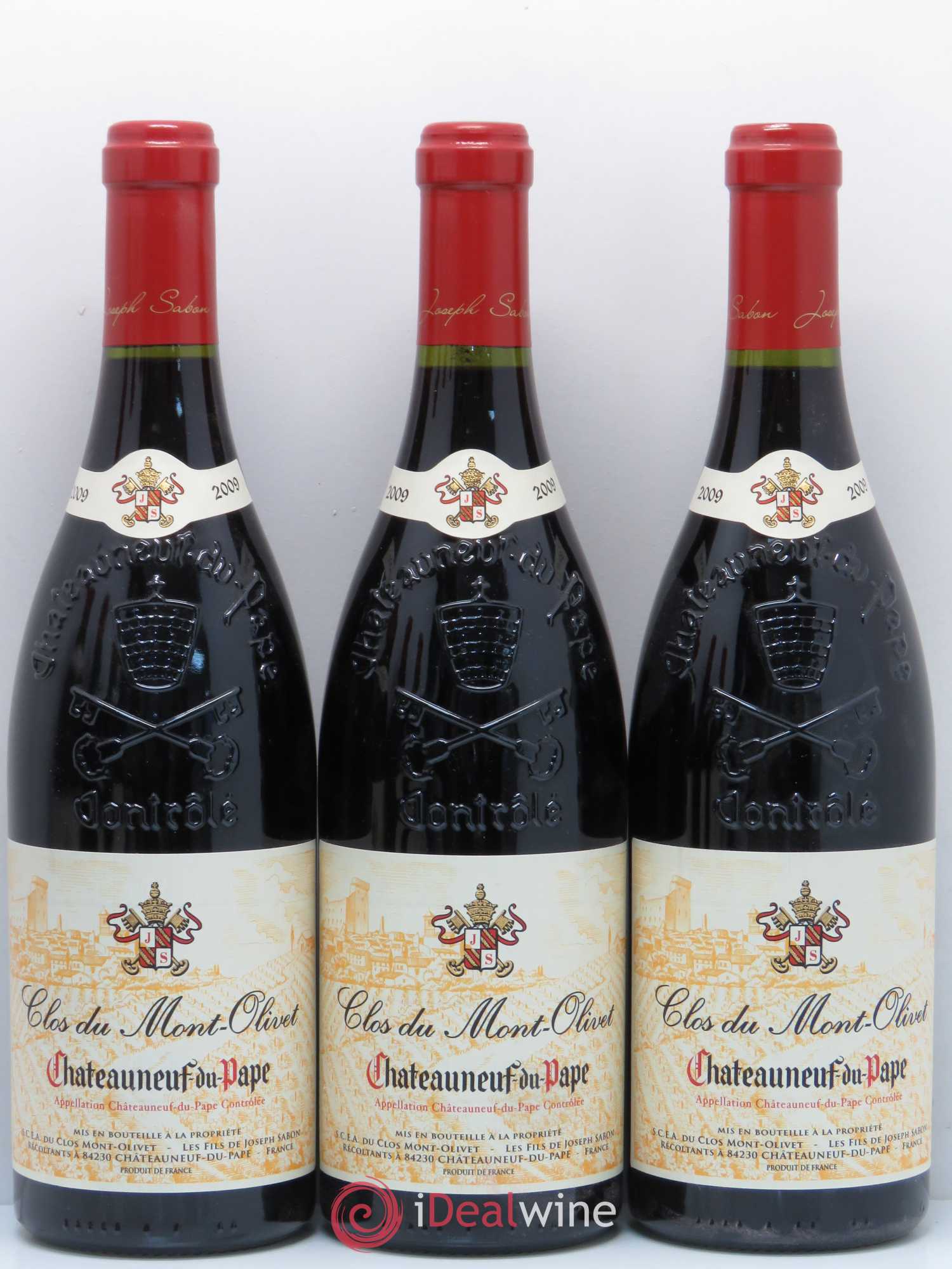 Châteauneuf-du-Pape Clos du Mont-Olivet 2009 - Lot de 6 bouteilles - 1