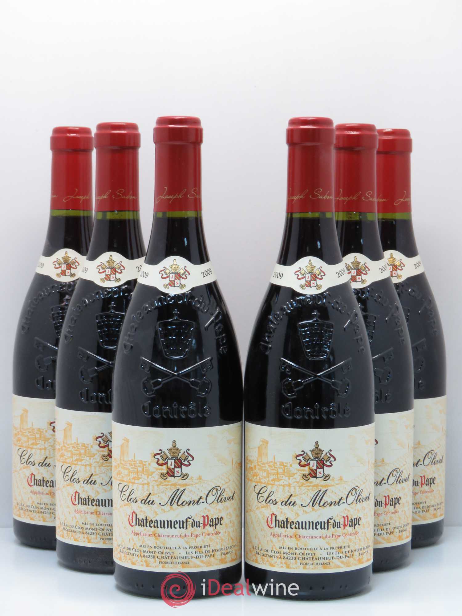 Châteauneuf-du-Pape Clos du Mont-Olivet 2009 - Lot de 6 bouteilles - 0