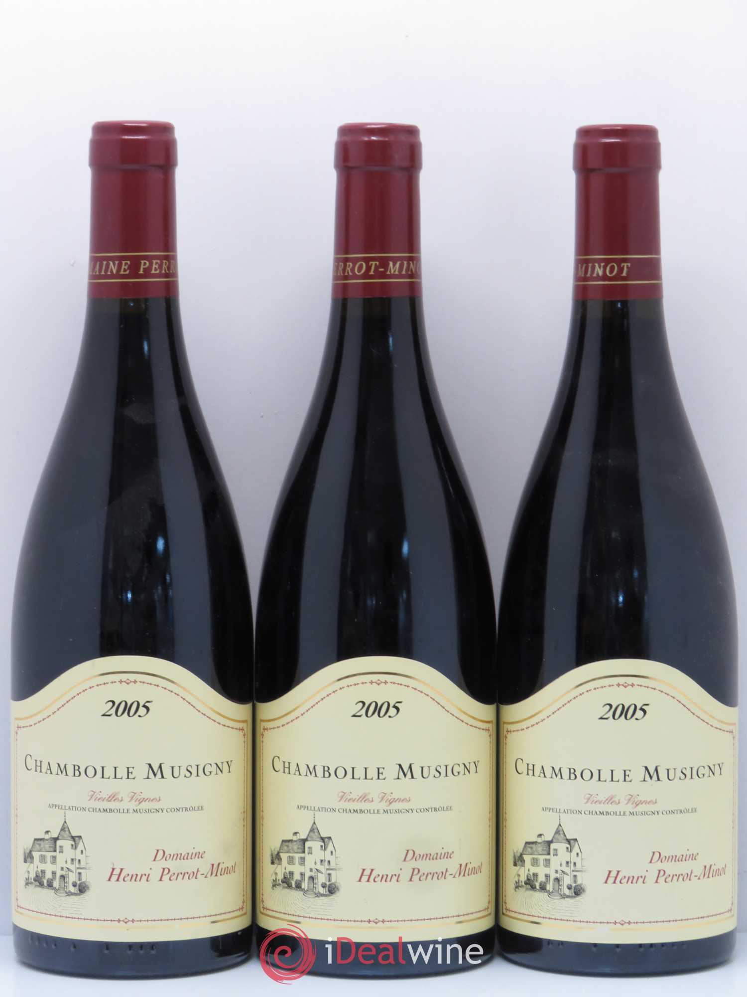 Chambolle-Musigny Vieilles Vignes Perrot-Minot Vieilles vignes 2005 - Lot de 3 bouteilles - 0