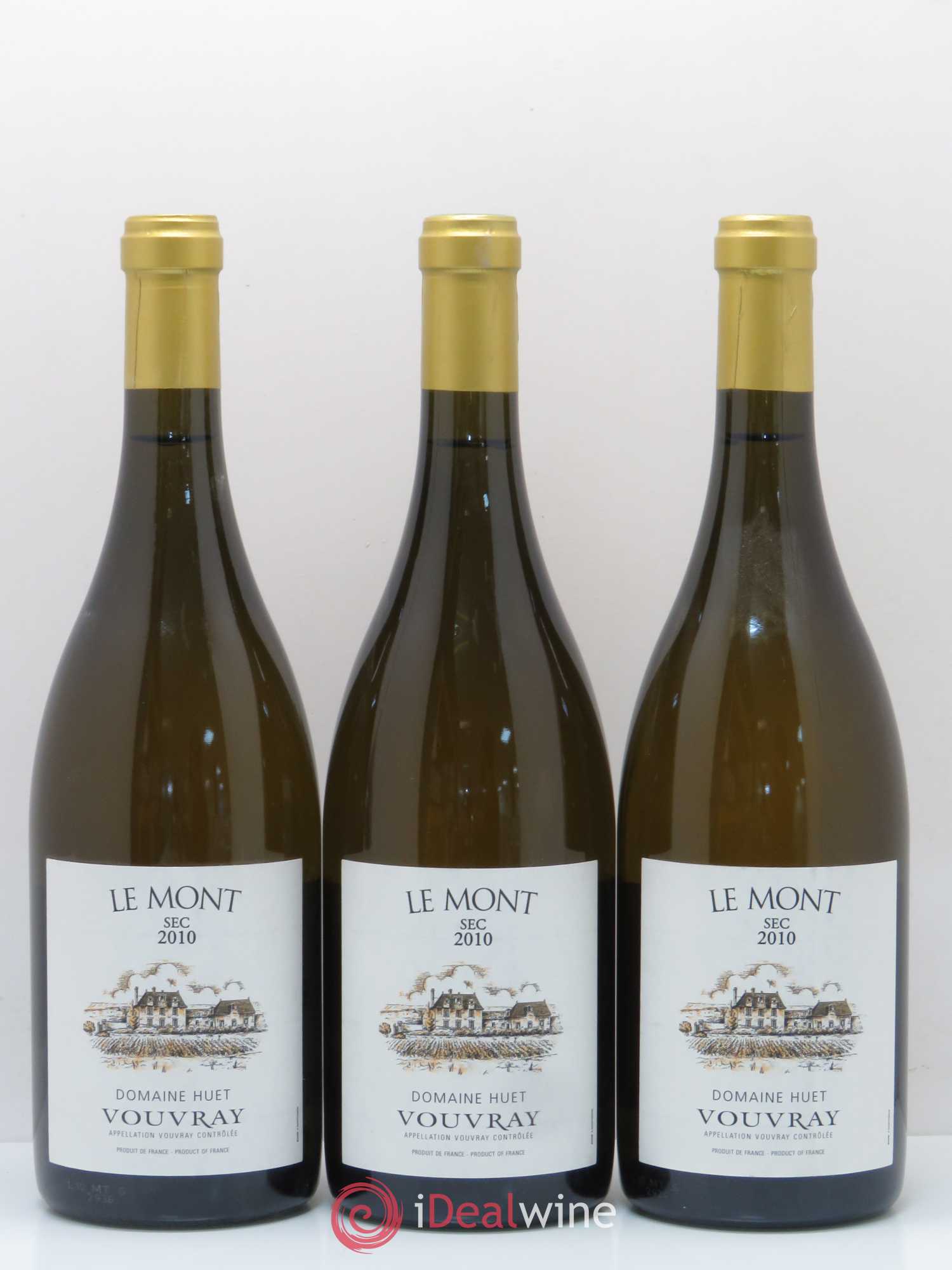 Vouvray Le Mont Sec Domaine Huet 2010 - Lot de 6 bouteilles - 2