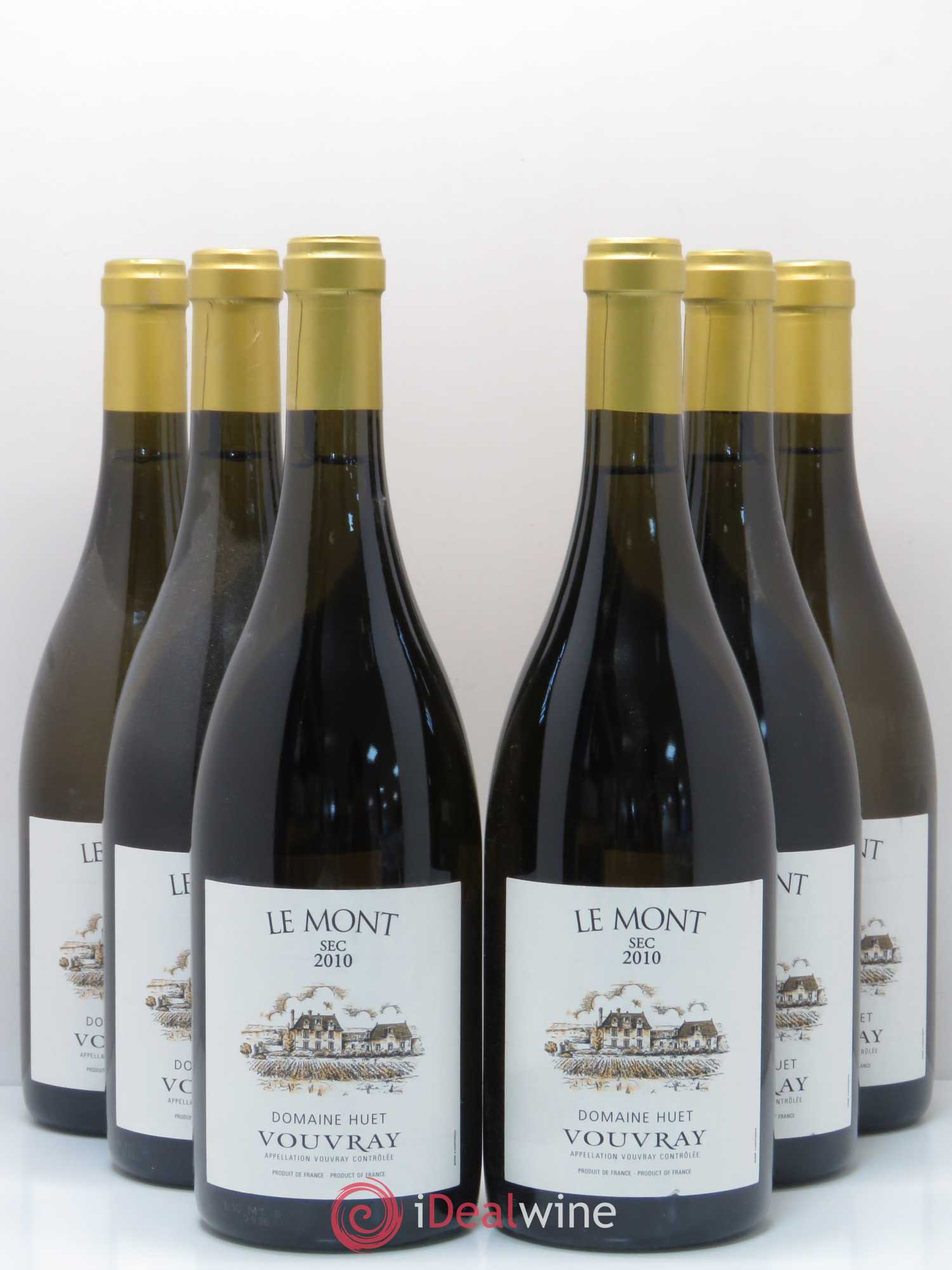 Vouvray Le Mont Sec Domaine Huet 2010 - Lot de 6 bouteilles - 0