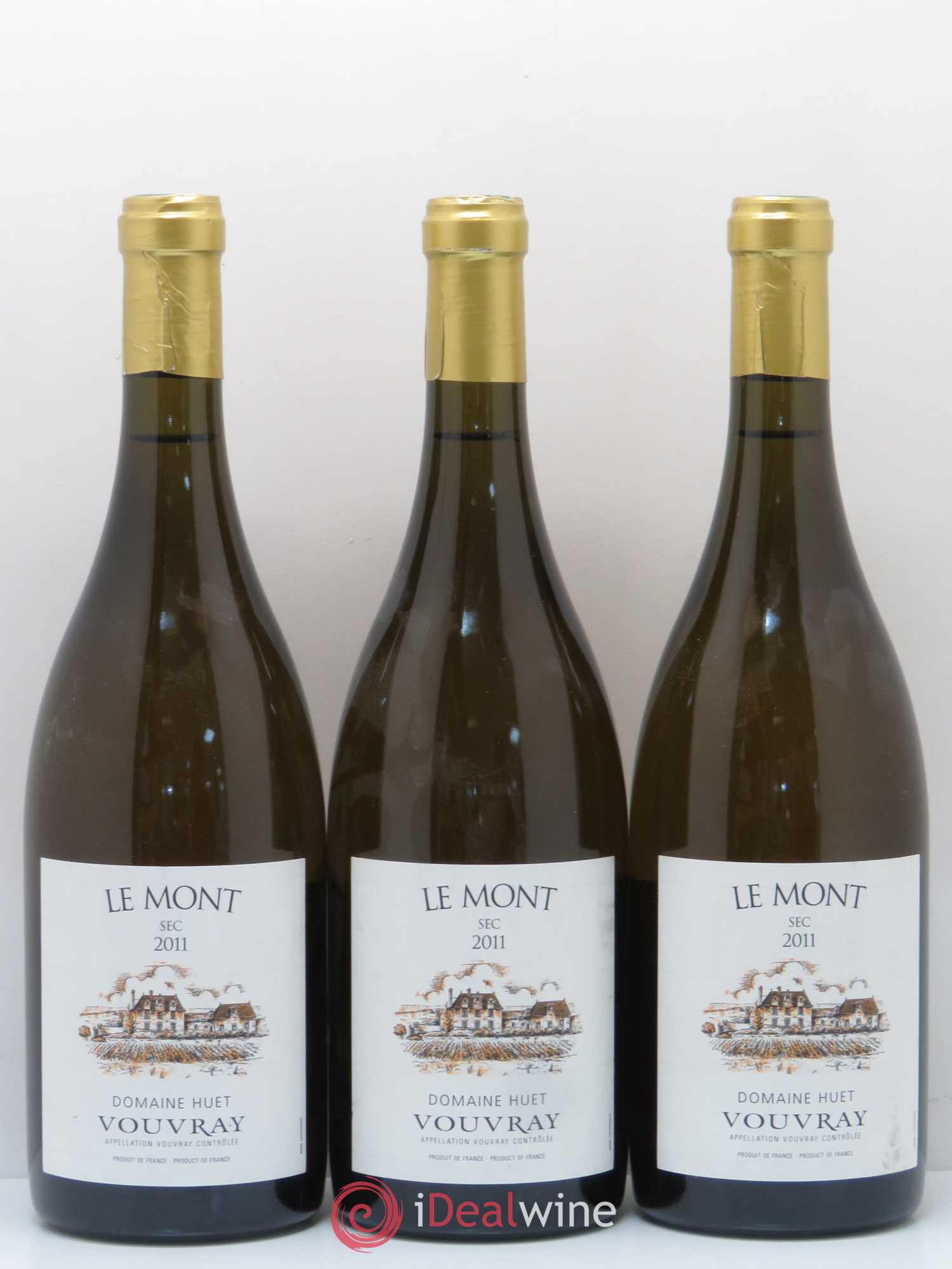 Vouvray Le Mont Sec Domaine Huet 2011 - Lot de 3 bouteilles - 0