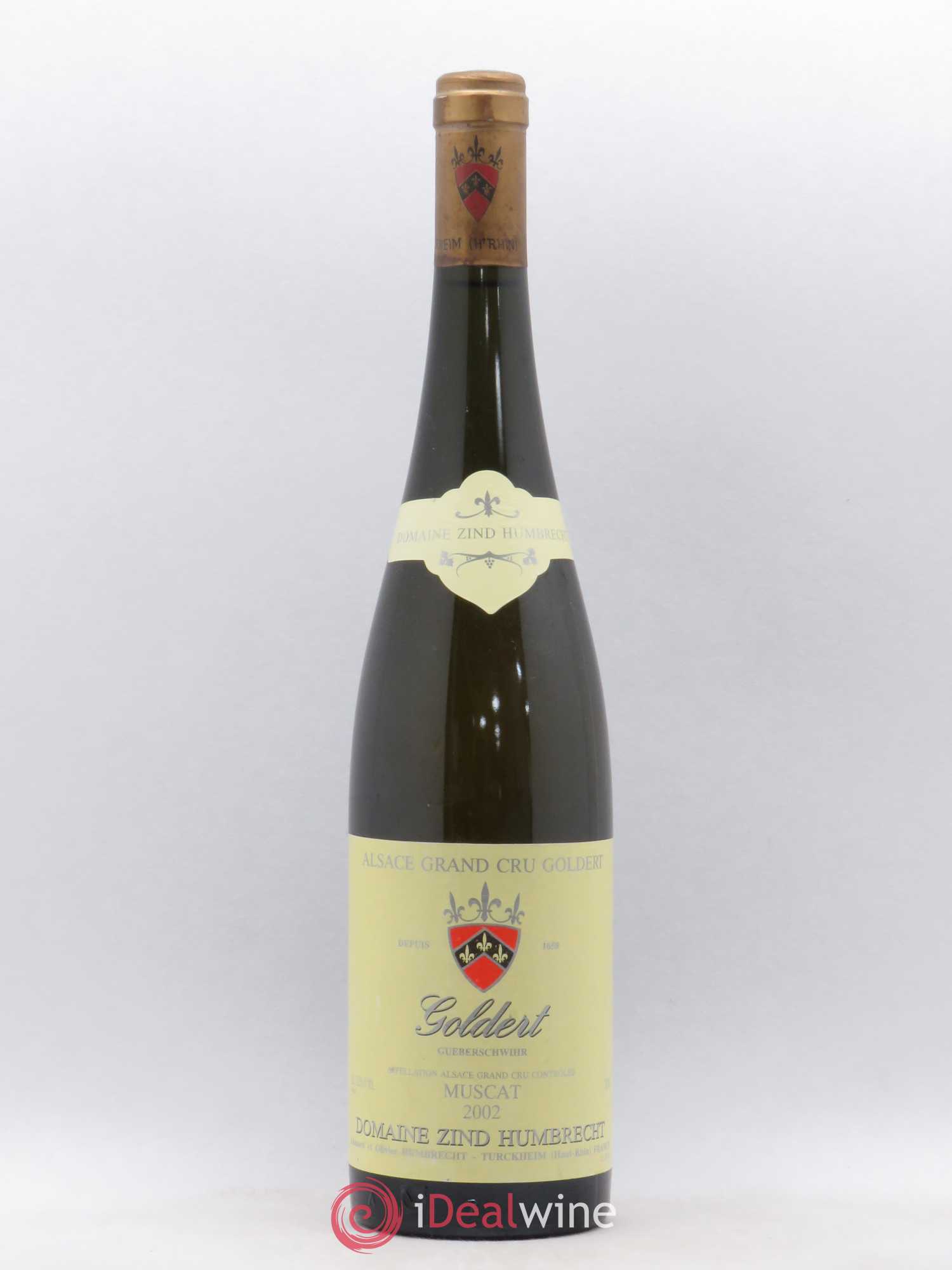 Alsace Muscat Grand Cru Goldert Zind-Humbrecht (Domaine) 2002 - Lot de 1 bouteille - 0