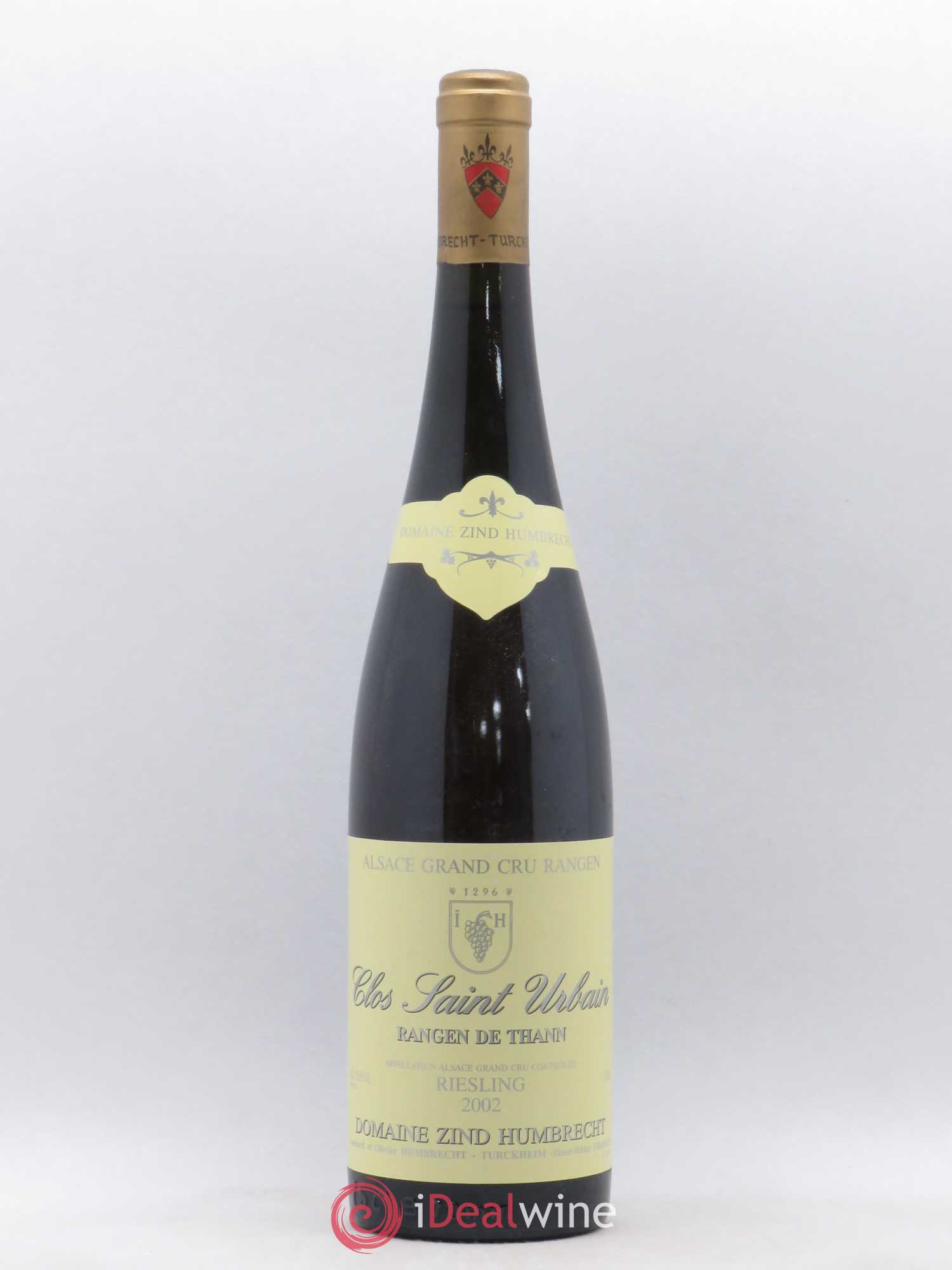Alsace Riesling Grand Cru Rangen de Thann Clos Saint Urbain Zind-Humbrecht (Domaine) 2002 - Lot de 1 bouteille - 0