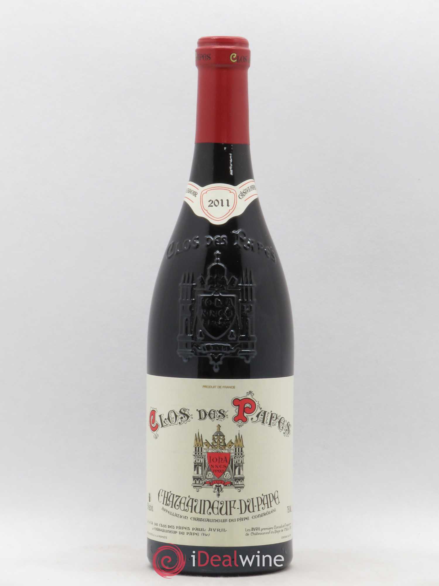 Châteauneuf-du-Pape Clos des Papes - Paul Avril 2011 - Lot de 1 bouteille - 0