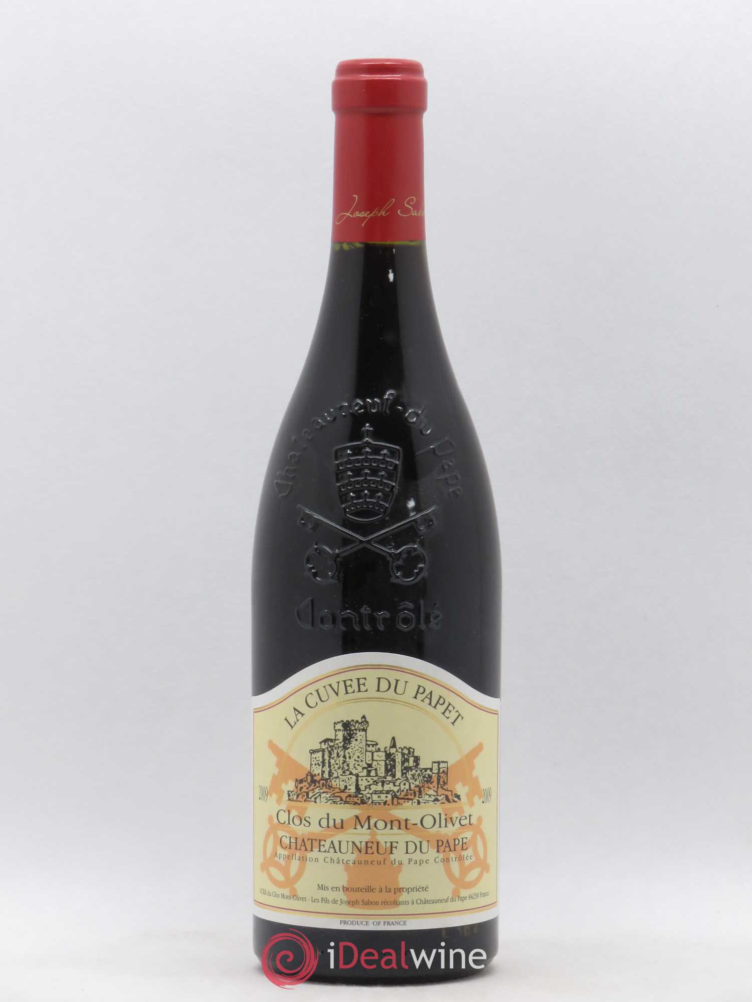 Châteauneuf-du-Pape Cuvée du Papet Clos du Mont-Olivet 2009 - Lot de 1 bouteille - 0