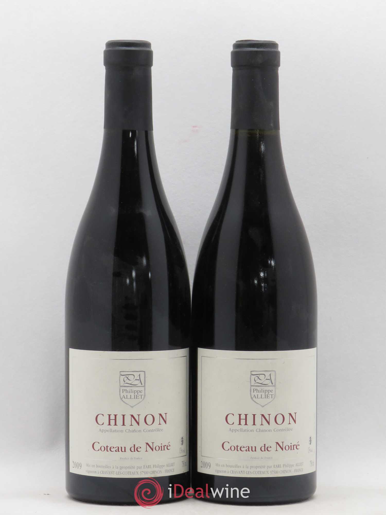 Chinon Coteau de Noiré Philippe Alliet 2009 - Lot de 2 bouteilles - 0