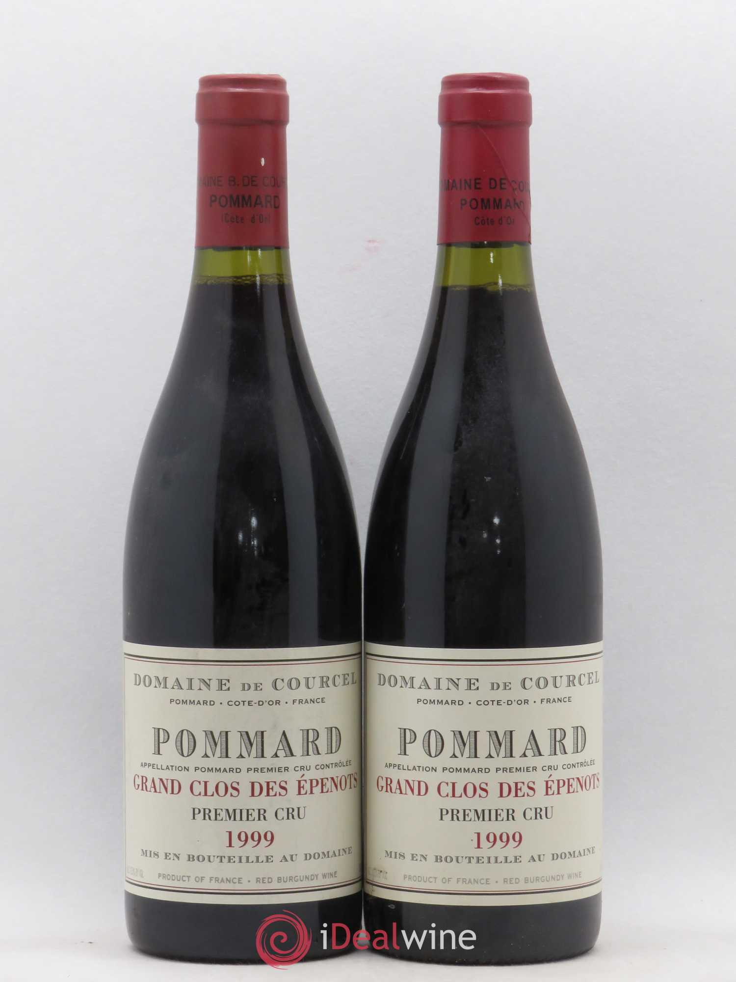 Pommard 1er Cru Grand Clos des Epenots de Courcel (Domaine) 1999 - Lot de 2 bouteilles - 0