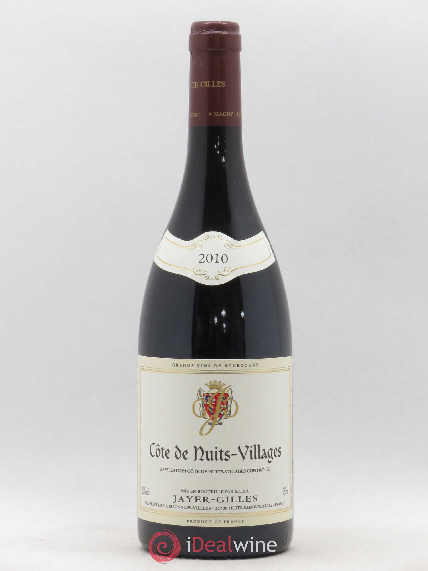 Côte de Nuits-Villages Hoffmann-Jayer (anciennement Jayer-Gilles) 2010 - Lot de 1 bouteille - 0