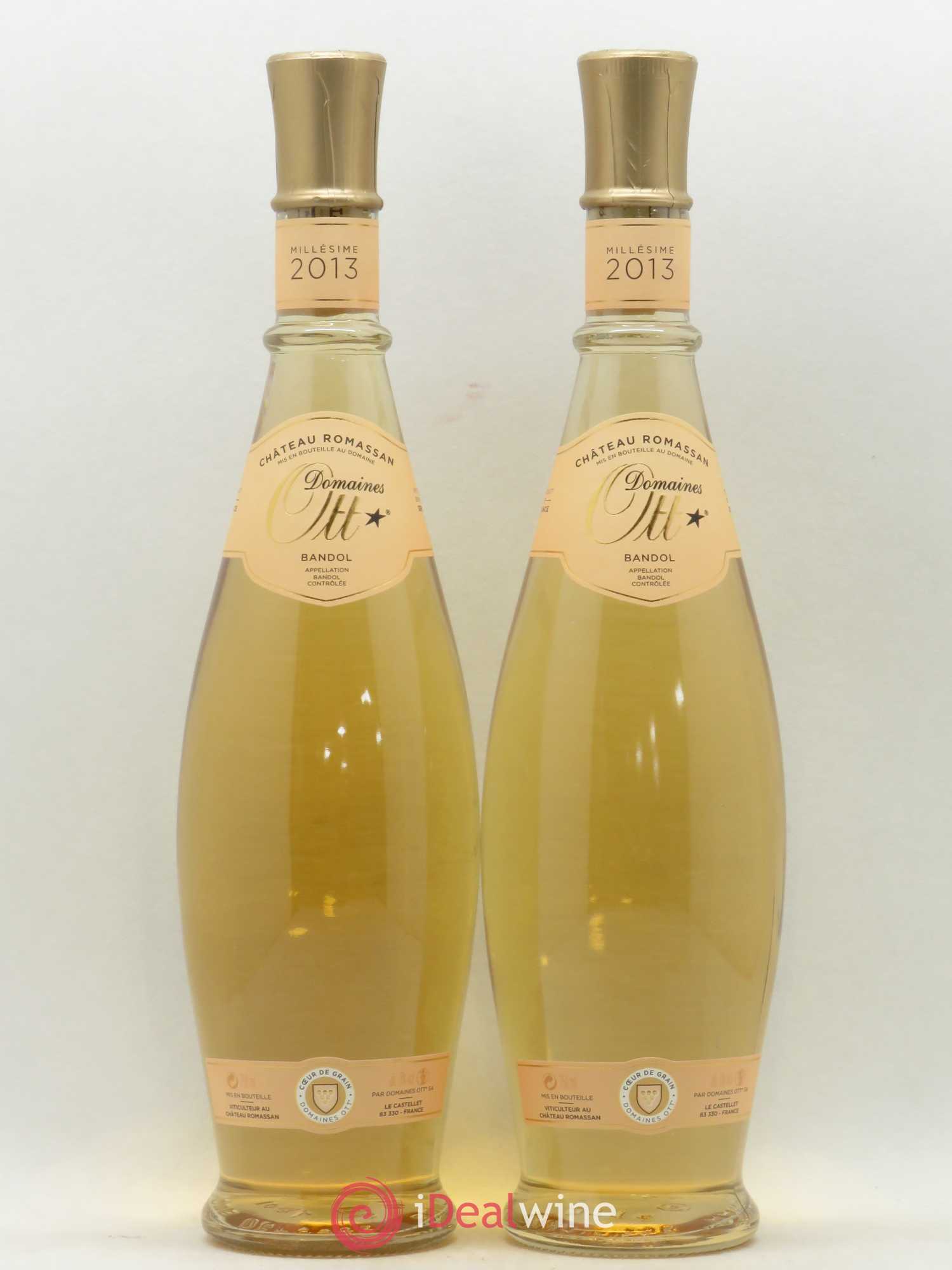 Bandol Château Romassan Coeur de grain Domaines Ott (senza prezzo di riserva) 2013 - Lotto di 2 bottiglie - 0
