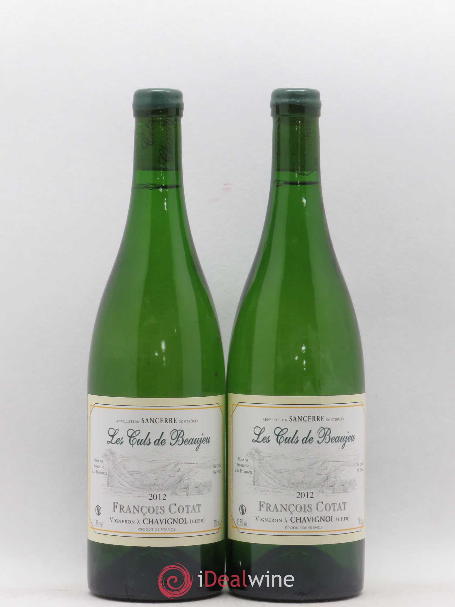 Sancerre Les Culs de Beaujeu François Cotat 2012 - Lot de 2 bouteilles - 0