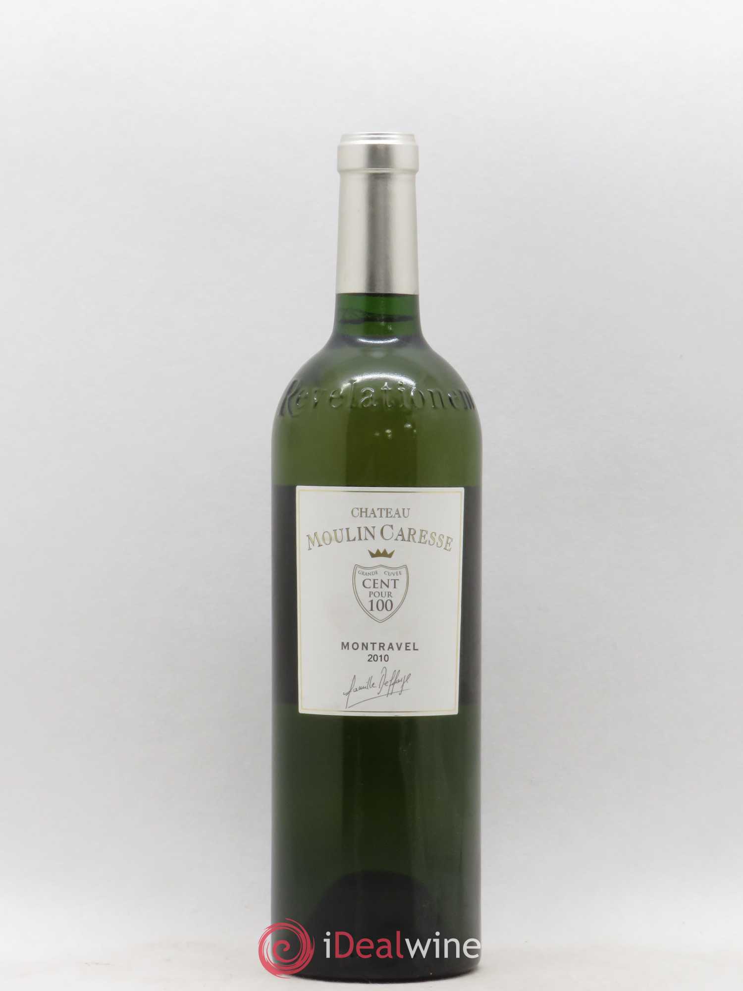Montravel Château Moulin Caresse Cent Pour 100 (sans prix de réserve) 2010 - Posten von 1 Flasche - 0