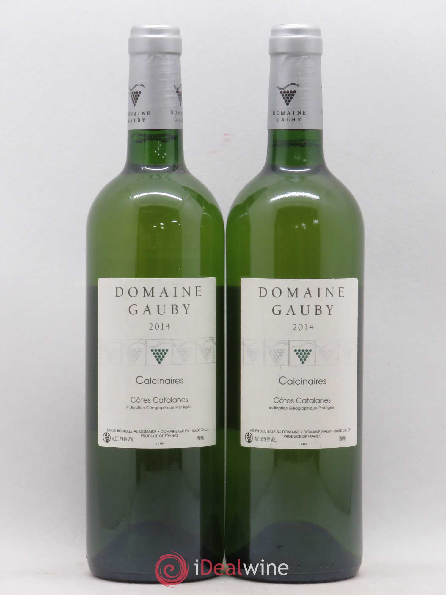 Côtes Catalanes Les Calcinaires Gauby (Domaine) 2014 - Lot de 2 bouteilles - 0