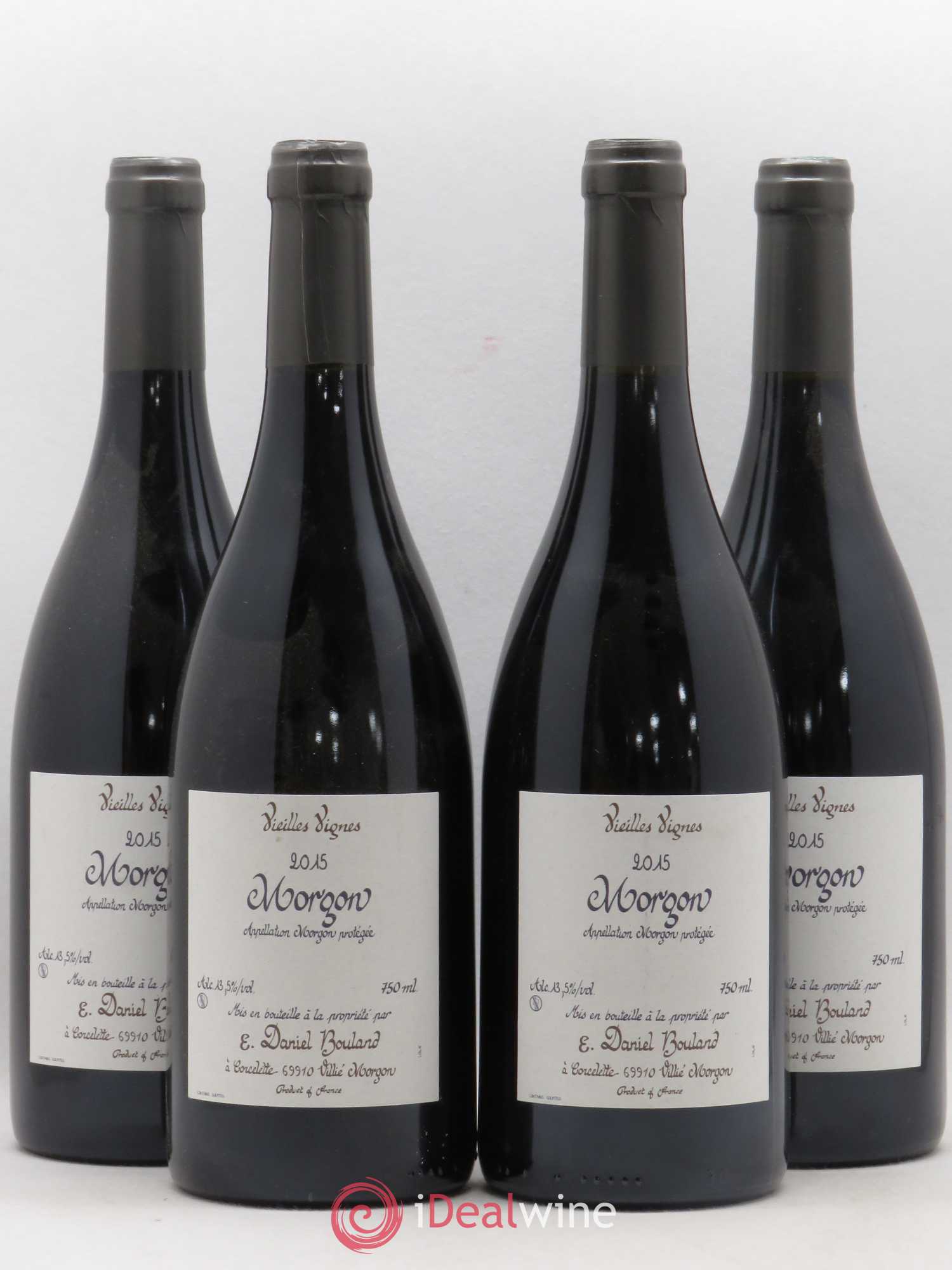 Morgon Vieilles Vignes Daniel Bouland (Domaine) 2015 - Lot de 4 bouteilles - 0