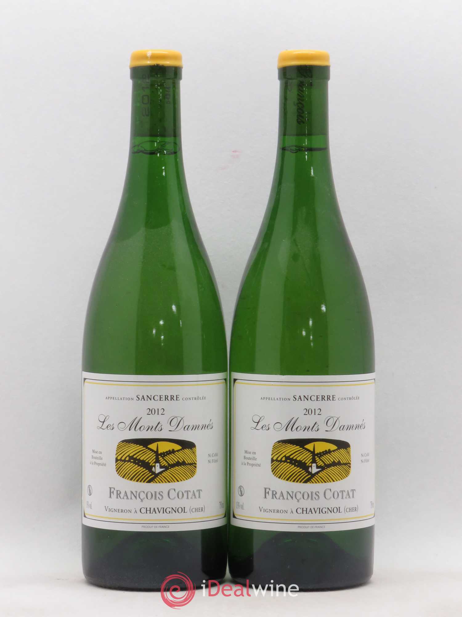 Sancerre Les Monts Damnés François Cotat 2012 - Lot de 2 bouteilles - 0