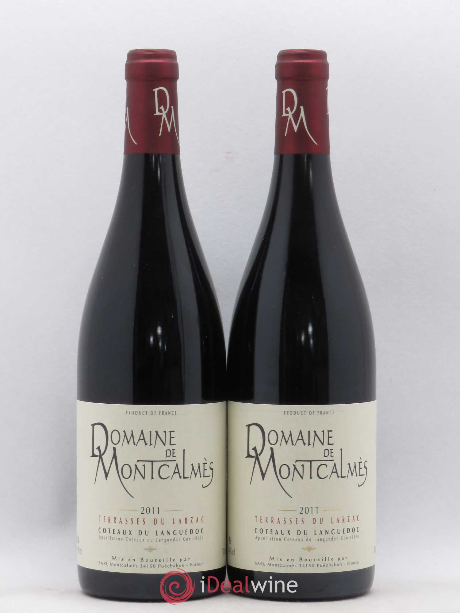 Terrasses du Larzac Domaine de Montcalmès Frédéric Pourtalié 2011 - Lot de 2 bouteilles - 0