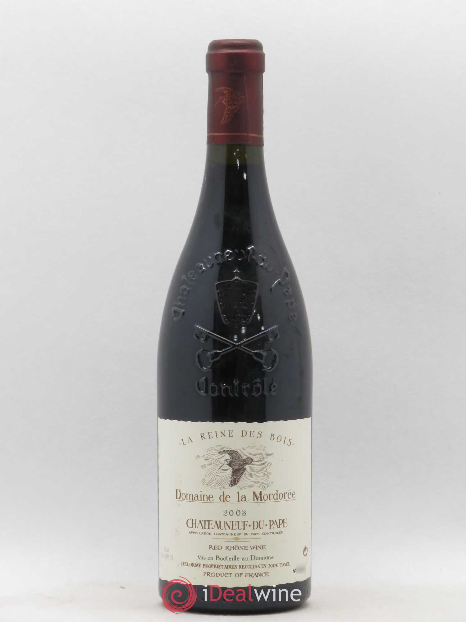 Châteauneuf-du-Pape Cuvée de la Reine des Bois La Mordorée (Domaine de) 2003 - Lot de 1 bouteille - 0