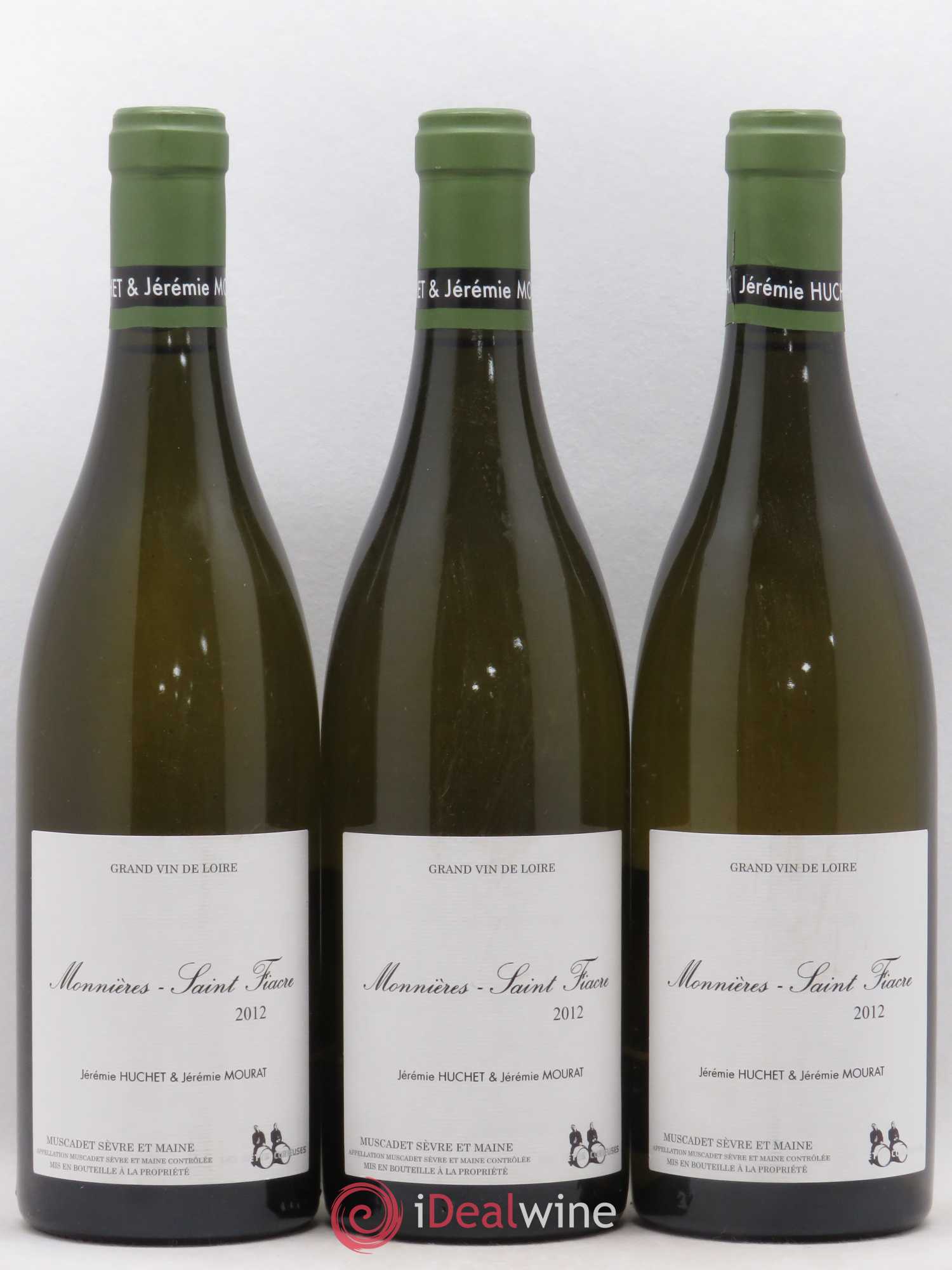 Muscadet-Sèvre-et-Maine Monnières Saint Fiacre Les Bêtes Curieuses 2012 - Posten von 3 Flaschen - 0
