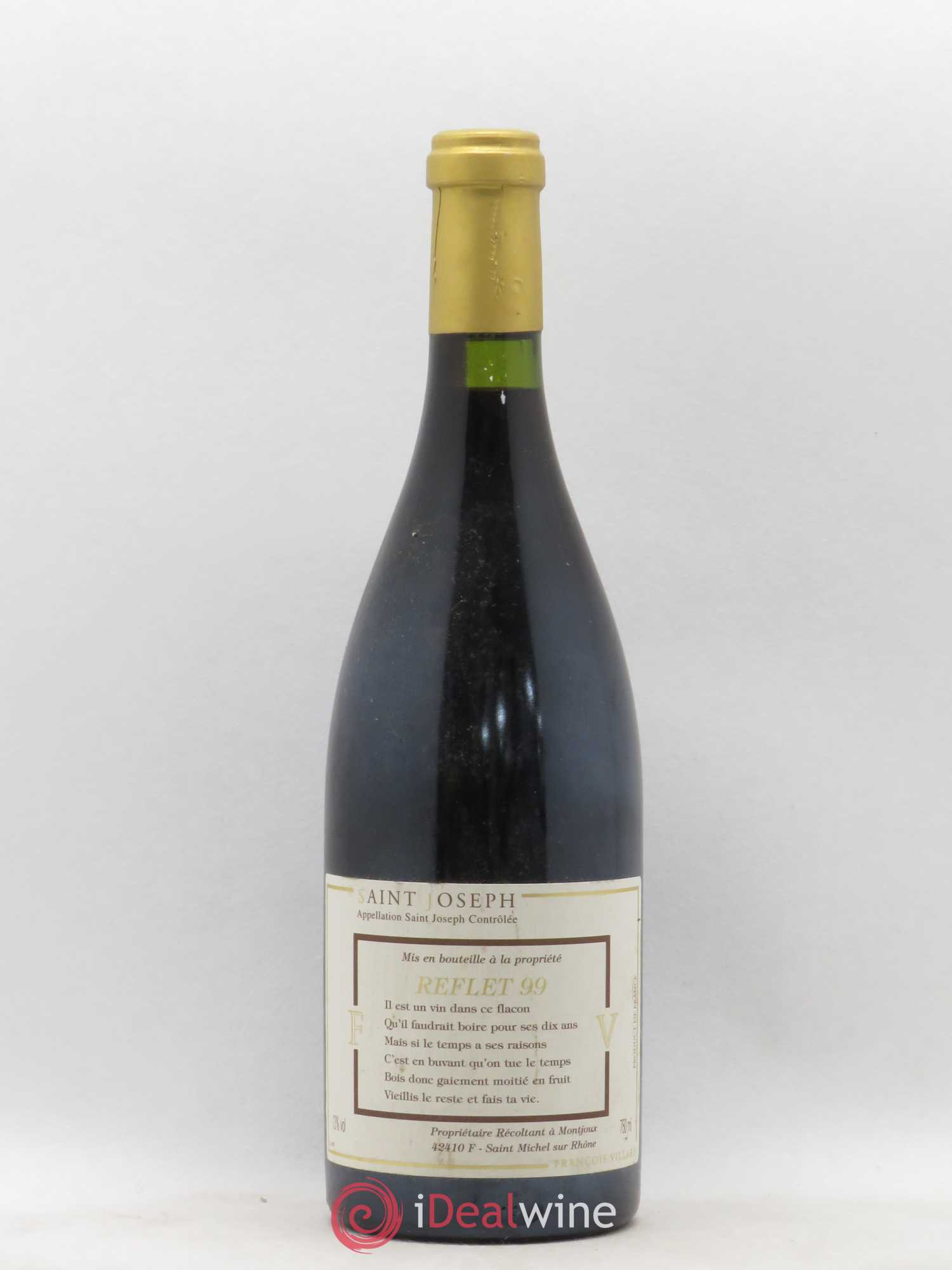Saint-Joseph Reflet François Villard 1999 - Lot de 1 bouteille - 0