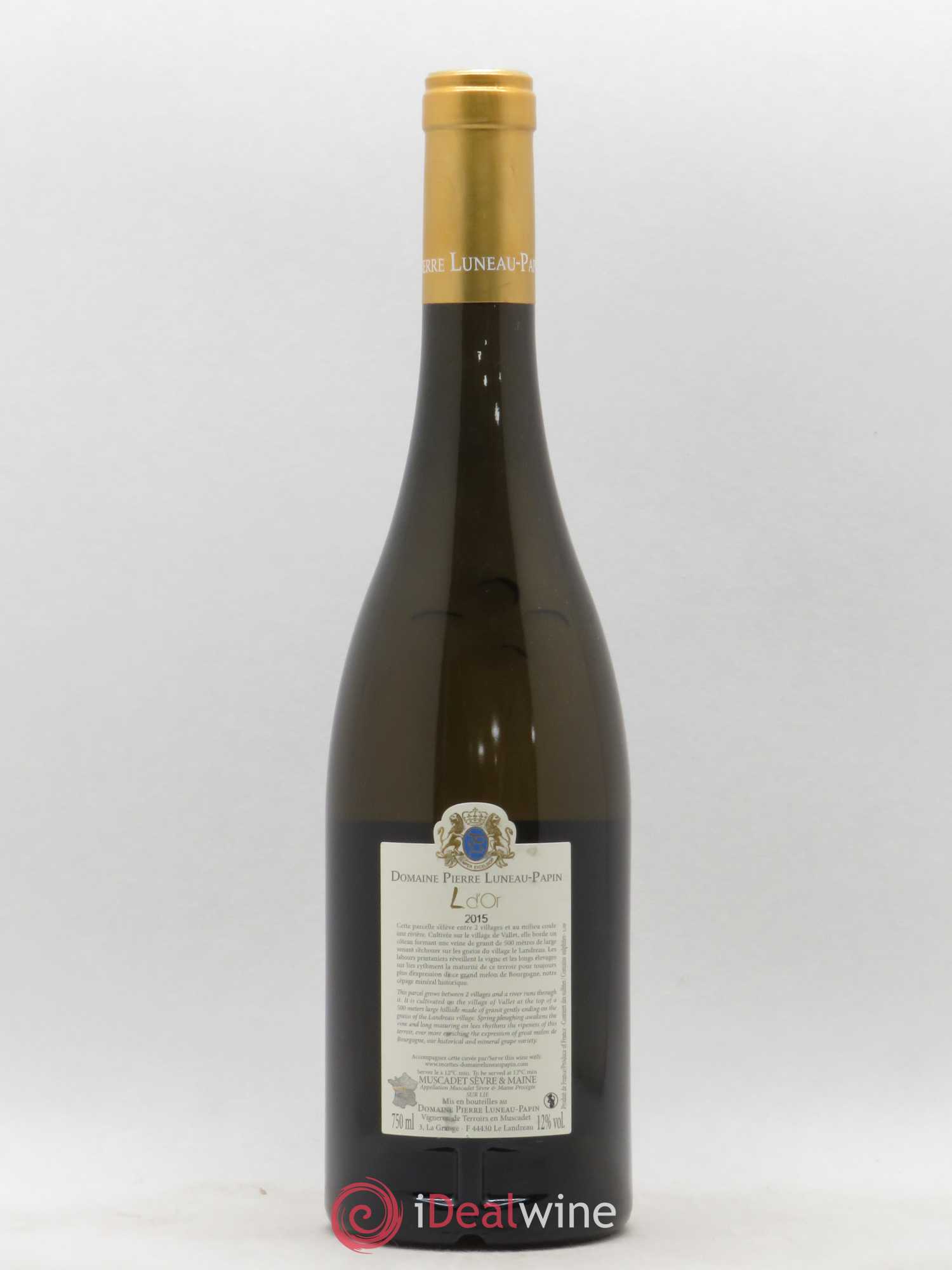Muscadet-Sèvre-et-Maine L D'Or Luneau-Papin Granite 2015 - Lot de 1 bouteille - 1