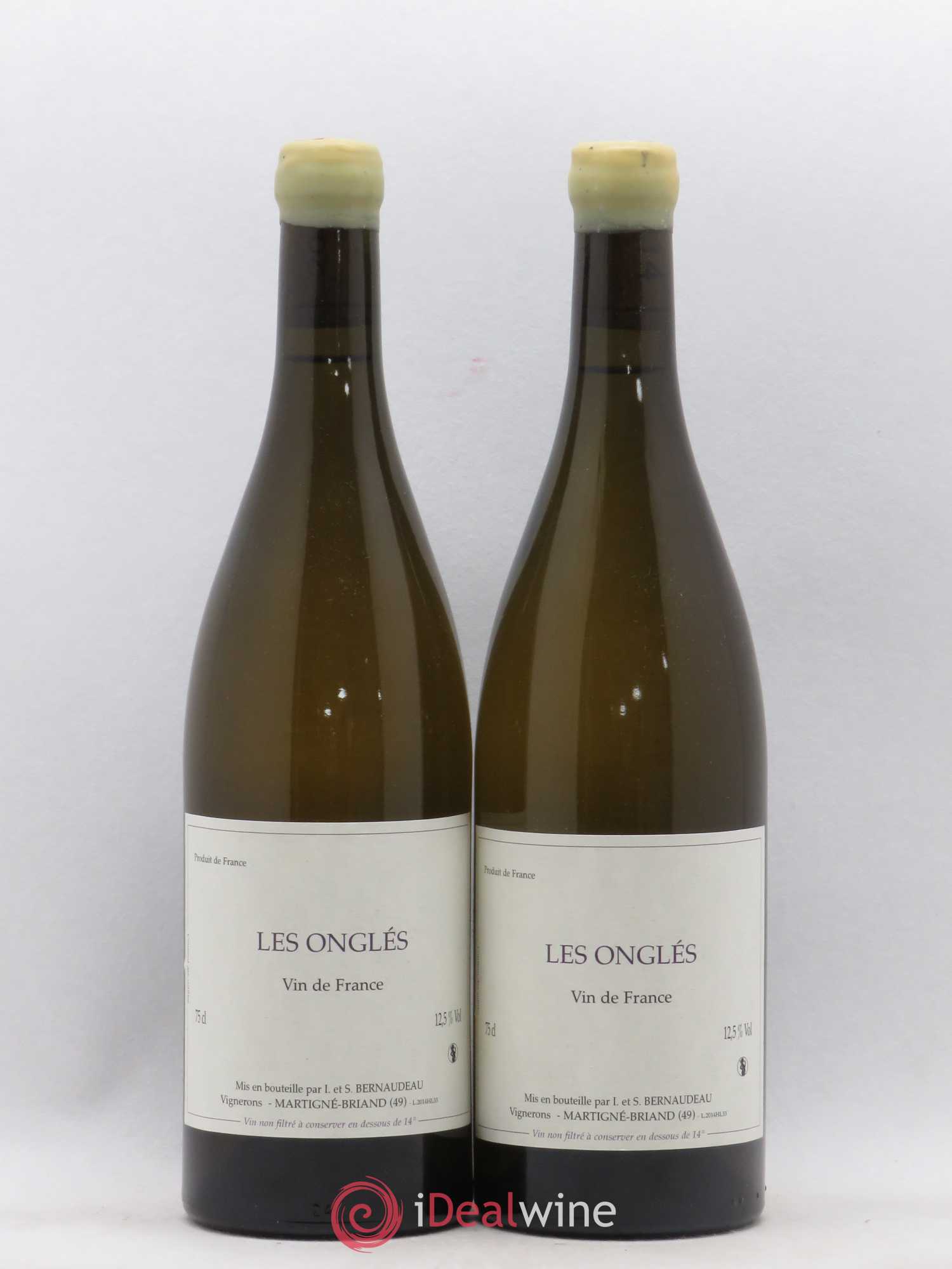 Vin de France Les Onglés Stéphane Bernaudeau 2014 - Lot de 2 bouteilles - 0