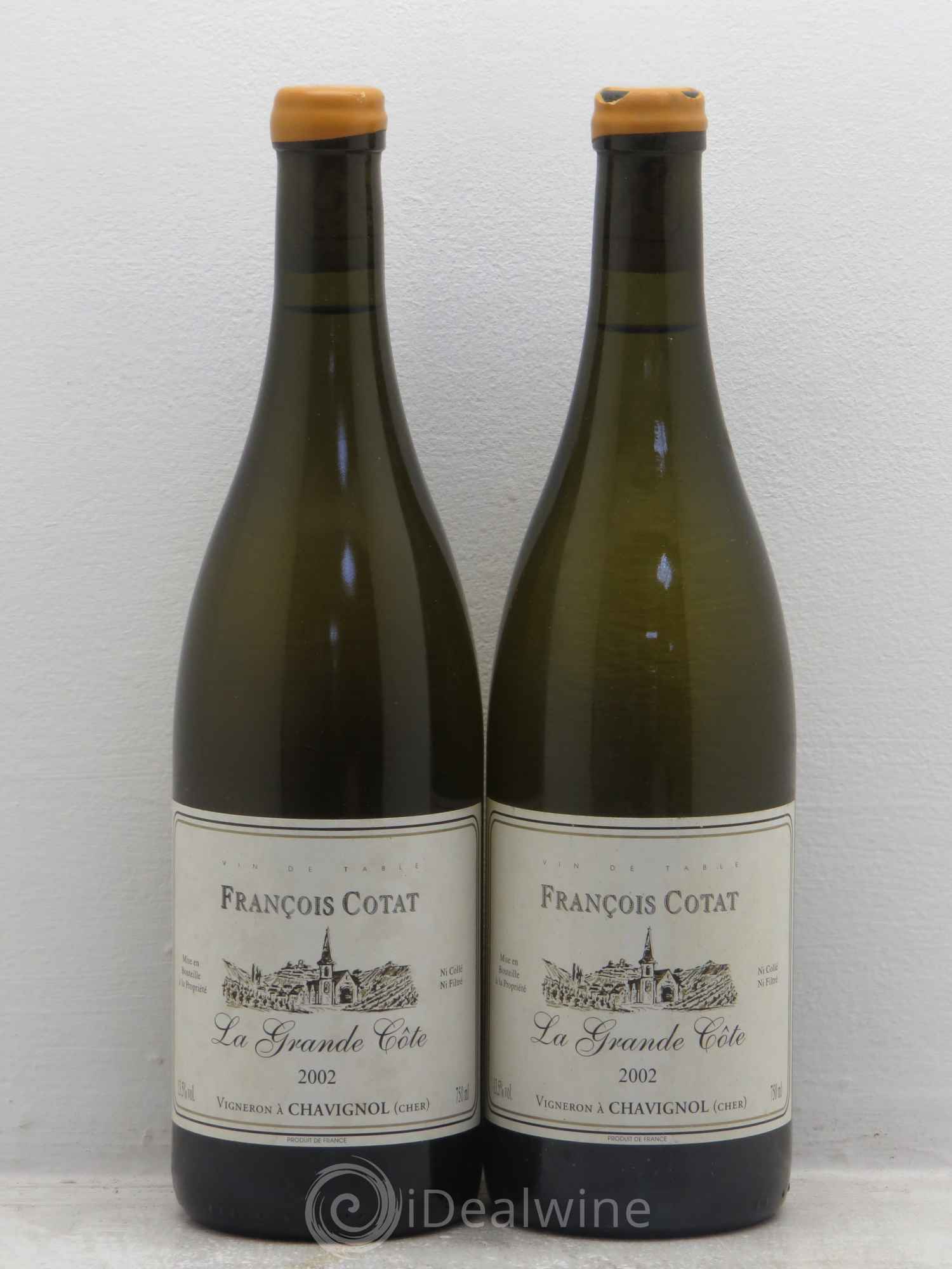 Sancerre La Grande Côte François Cotat 2002 - Lot de 2 bouteilles - 0