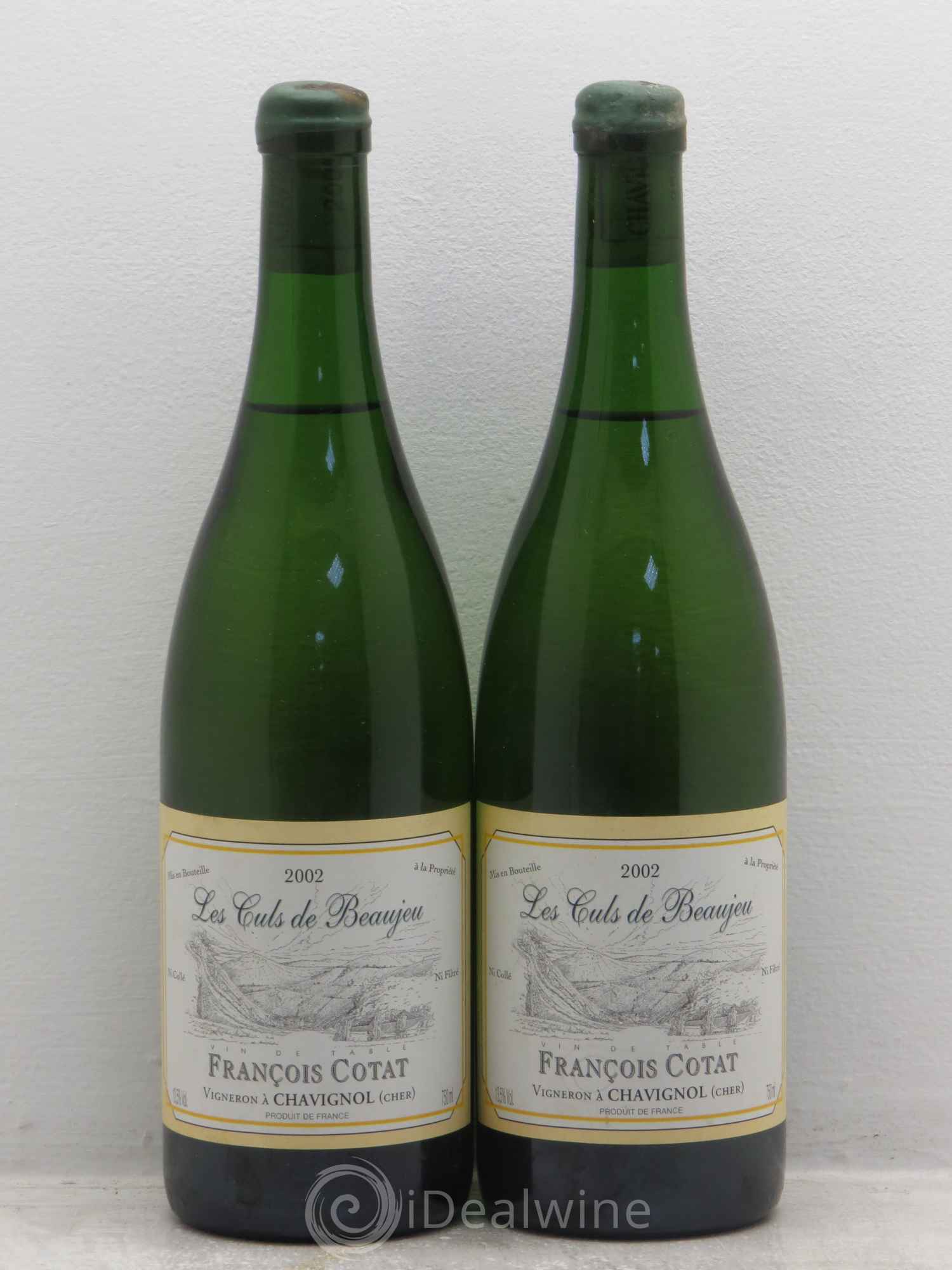 Sancerre Les Culs de Beaujeu François Cotat 2002 - Lot de 2 bouteilles - 0