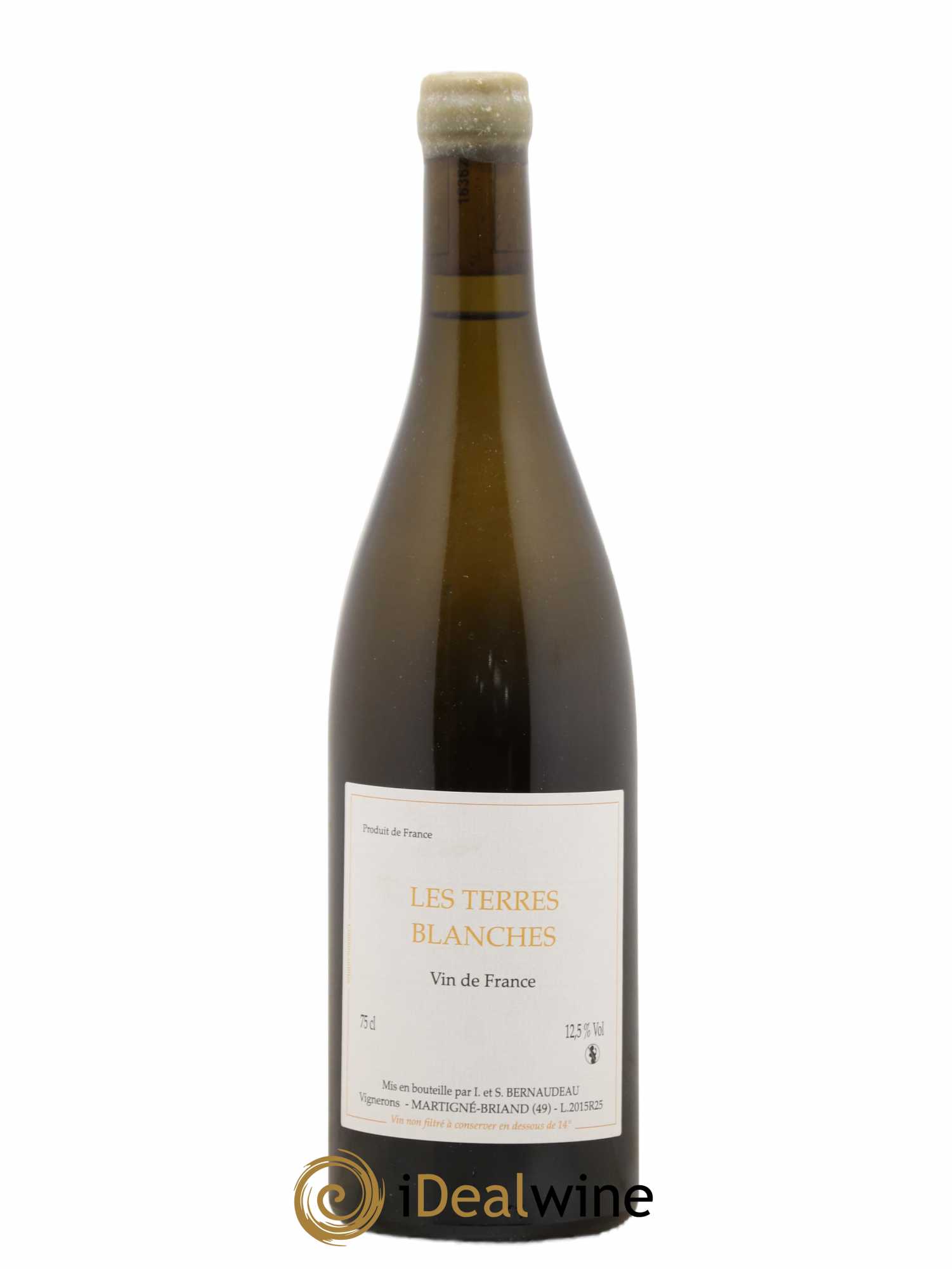 Vin de France Les Terres Blanches Stéphane Bernaudeau 2015 - Posten von 1 Flasche - 0