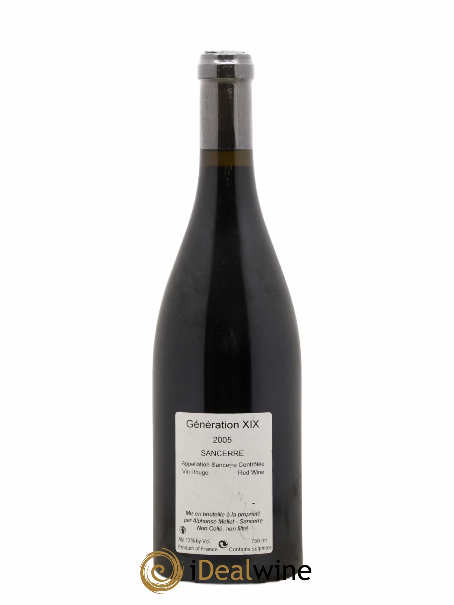 Sancerre Génération XIX Alphonse Mellot 2005 - Posten von 1 Flasche - 1