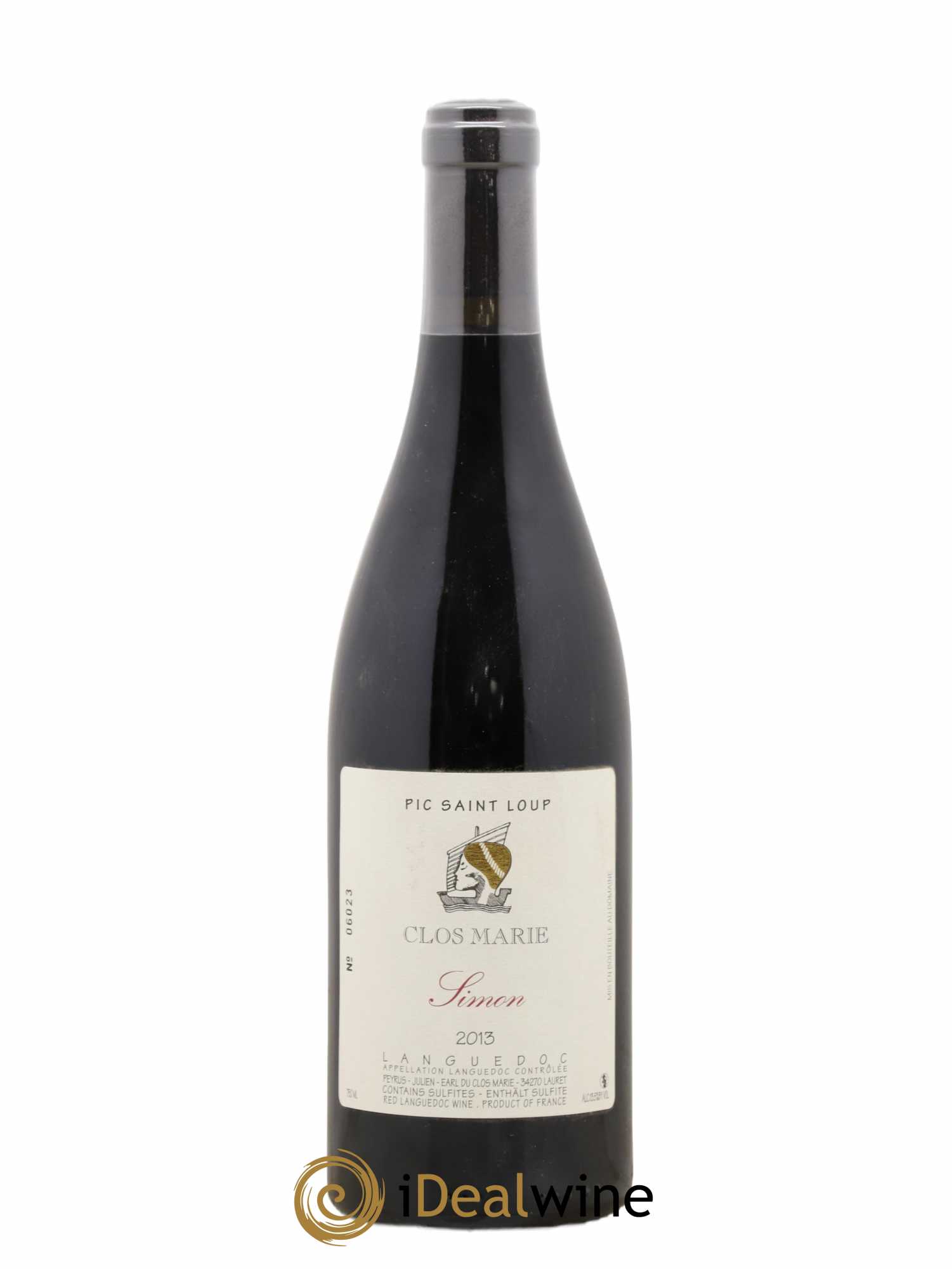 Pic Saint-Loup Clos Marie Cuvée Simon Christophe Peyrus et Françoise Julien 2013 - Lot de 1 bouteille - 0