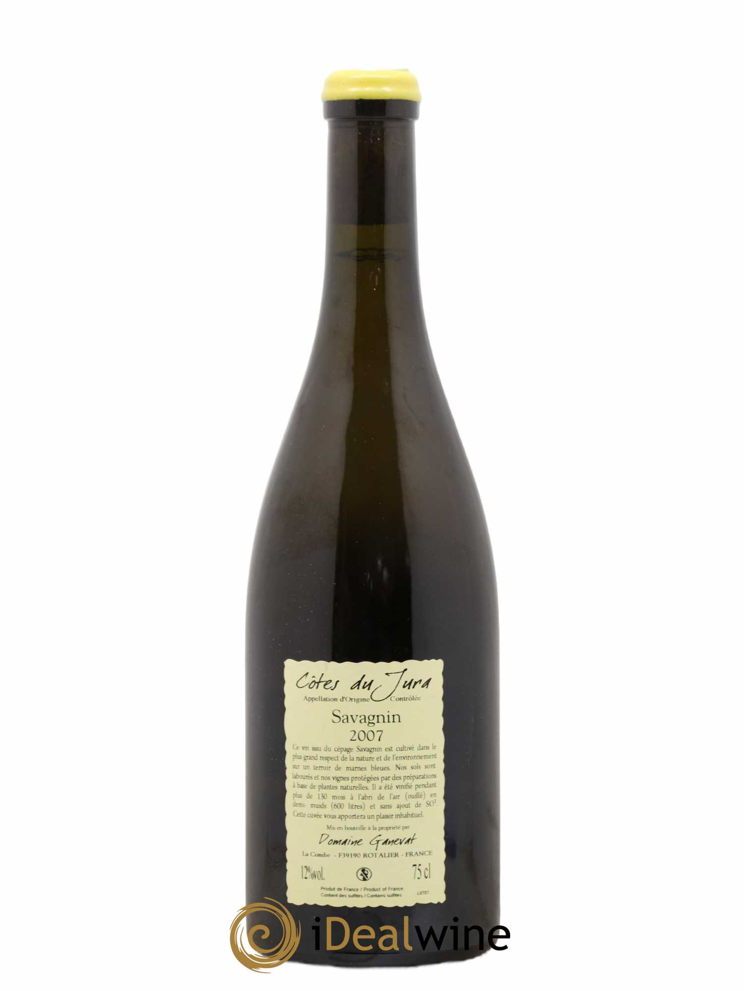 Côtes du Jura Les Vignes de mon Père Jean-François Ganevat (Domaine) 2007 - Lot de 1 bouteille - 1