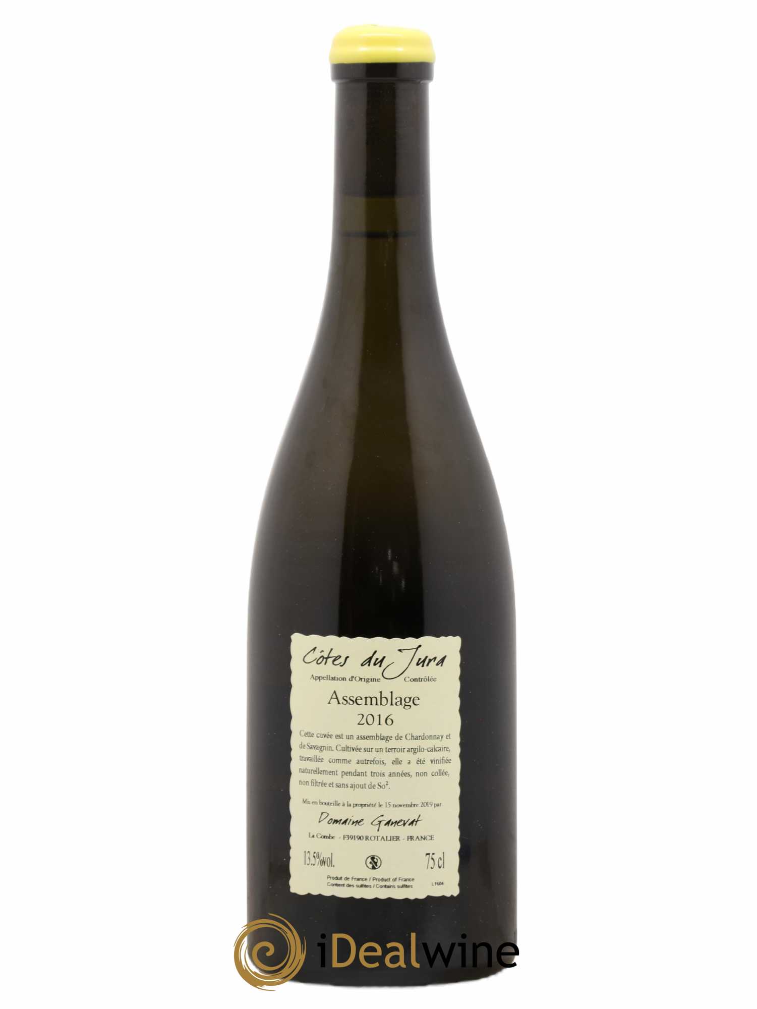 Côtes du Jura Cuvée Orégane Jean-François Ganevat (Domaine) 2016 - Lot de 1 bouteille - 1