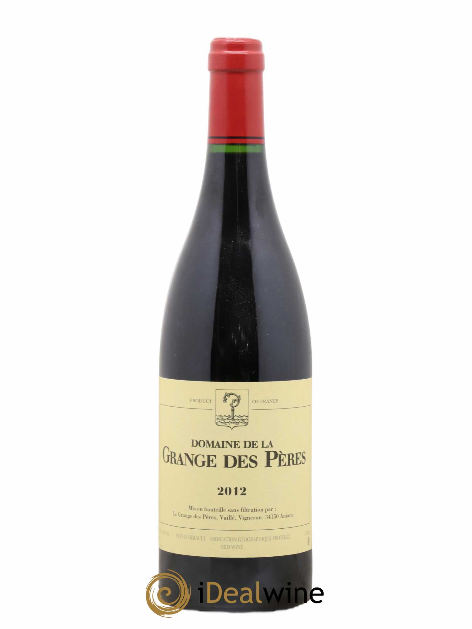 Pays d'Hérault Grange des Pères Laurent Vaillé 2012 - Lot de 1 bouteille - 0