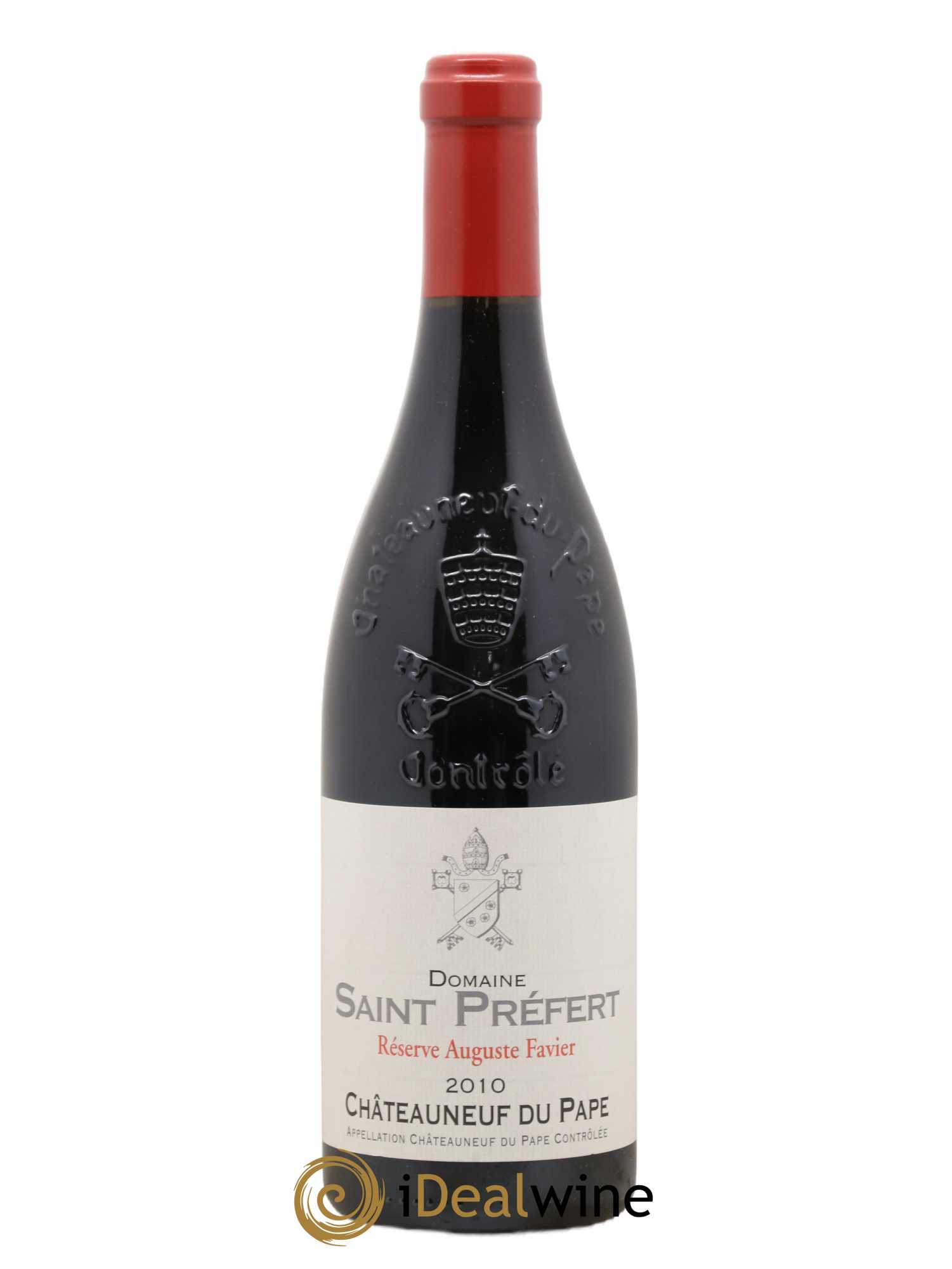 Châteauneuf-du-Pape Réserve Auguste Favier Domaine Saint-Préfert 2010 - Lot de 1 bouteille - 0