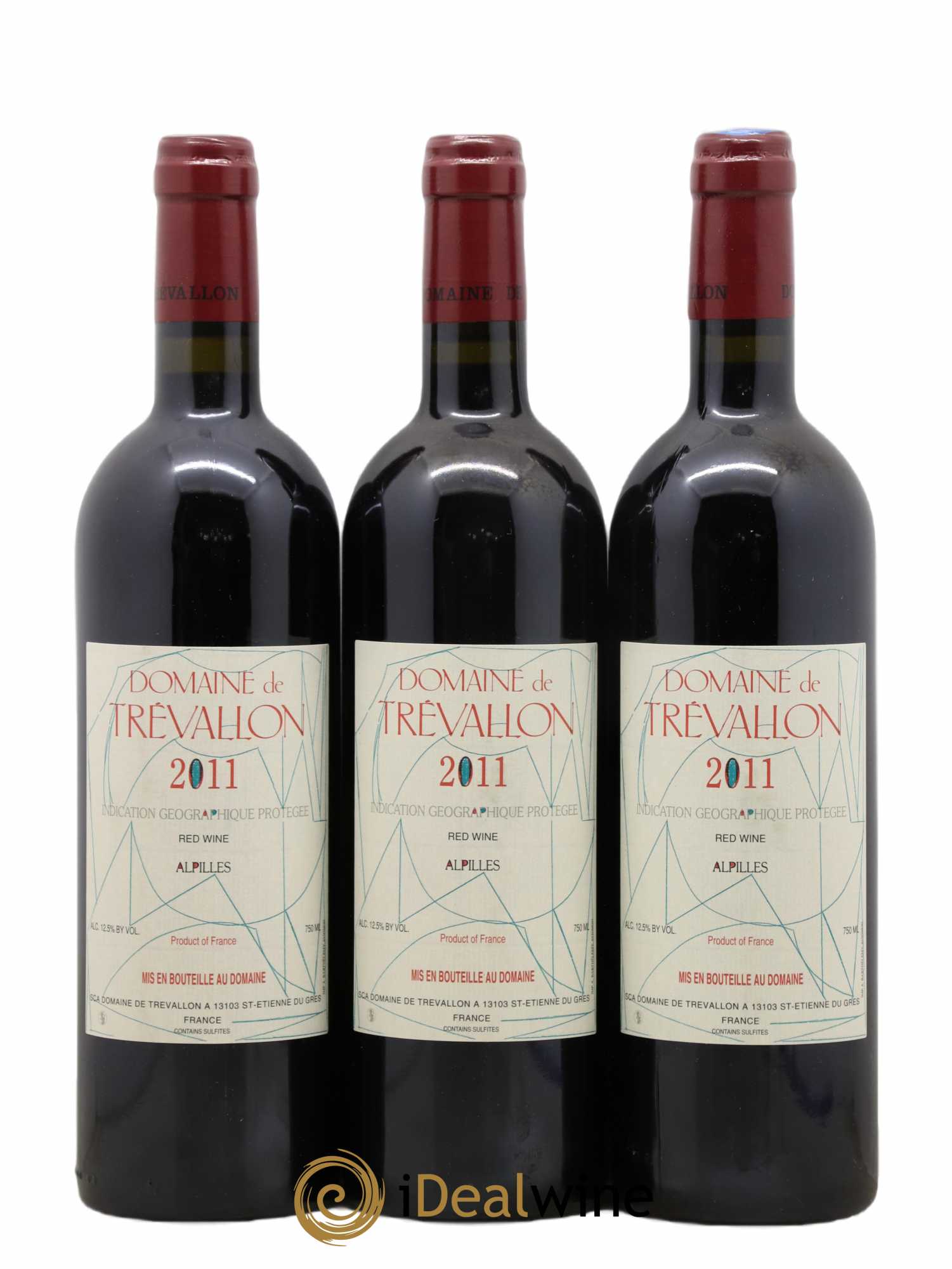 Alpilles Trévallon (Domaine de) Eloi Dürrbach 2011 - Lot de 3 bouteilles - 0