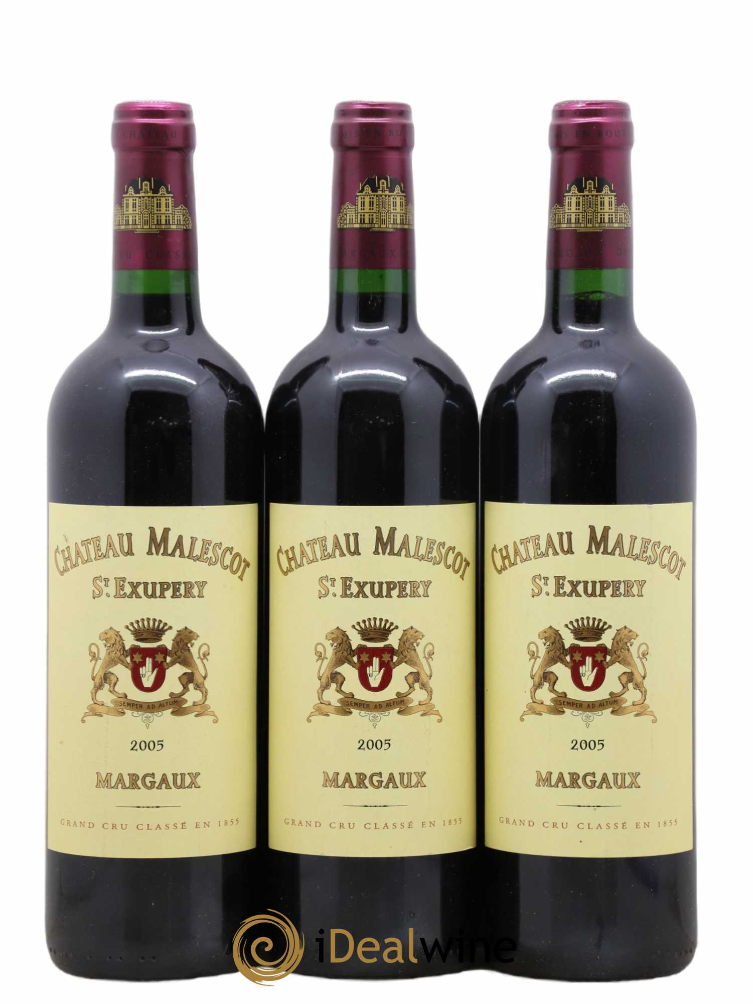 Château Malescot Saint-Exupéry 3ème Grand Cru Classé 2005 - Lot de 3 bouteilles - 0