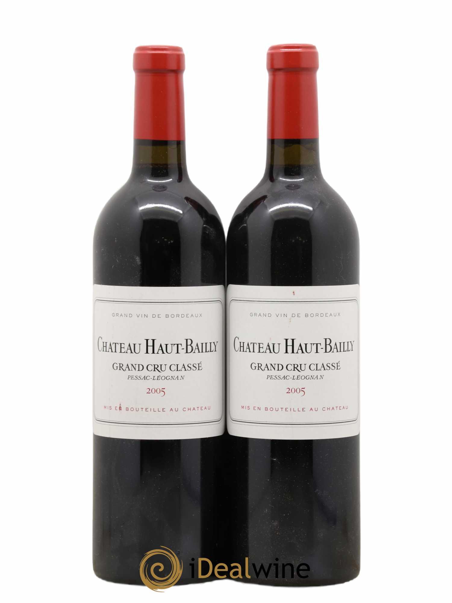 Château Haut-Bailly Cru Classé de Graves 2005 - Lot de 2 bouteilles - 0