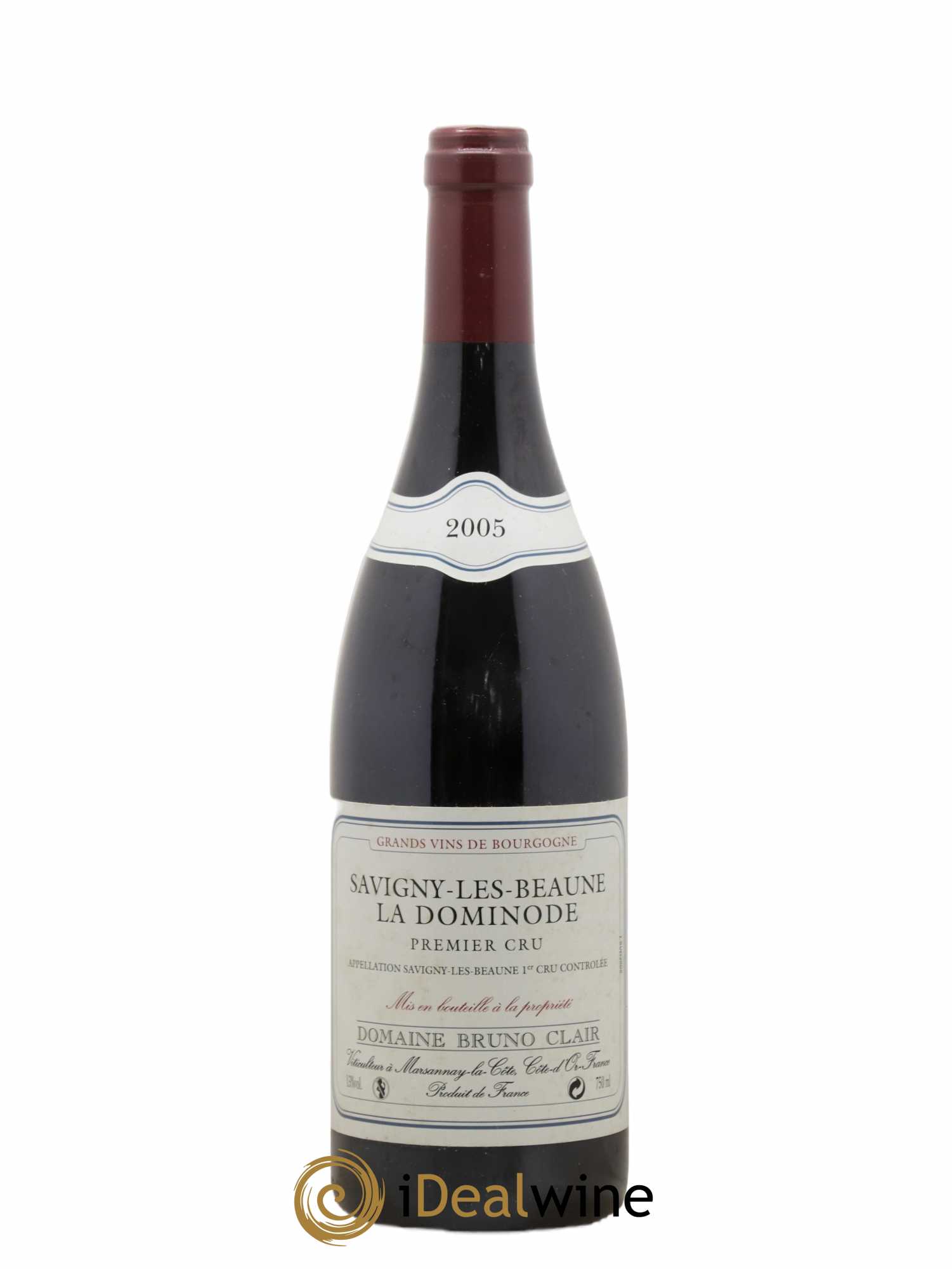 Savigny-lès-Beaune 1er Cru La Dominode Bruno Clair (Domaine) 2005 - Lot de 1 bouteille - 0