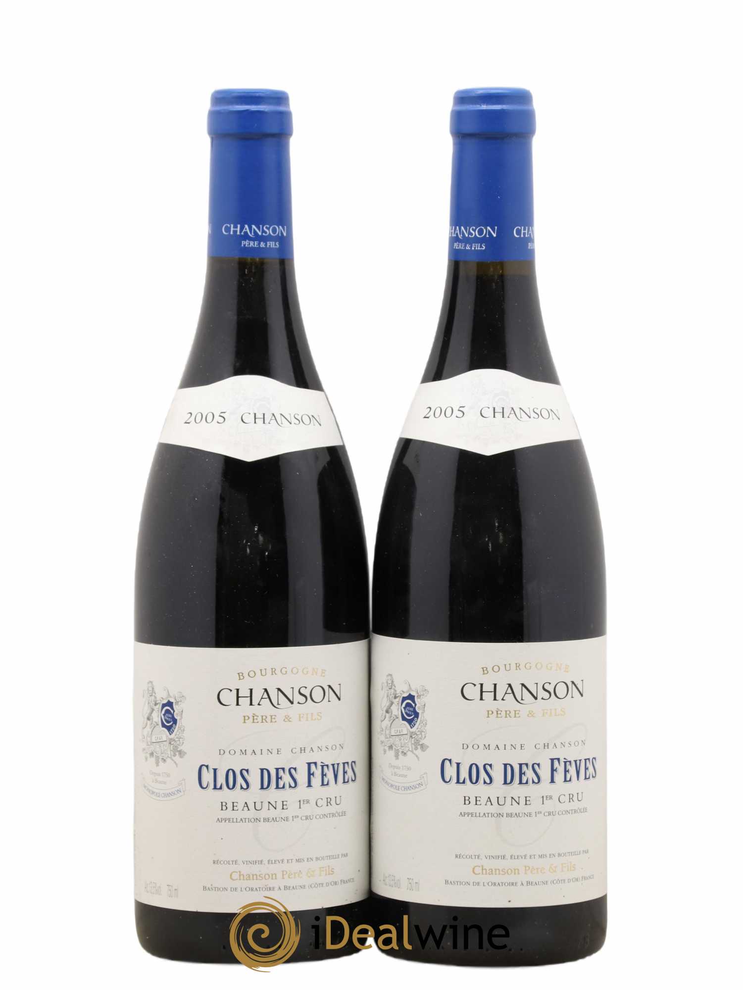 Beaune 1er Cru Clos des Fèves Chanson 2005 - Lot de 2 bouteilles - 0