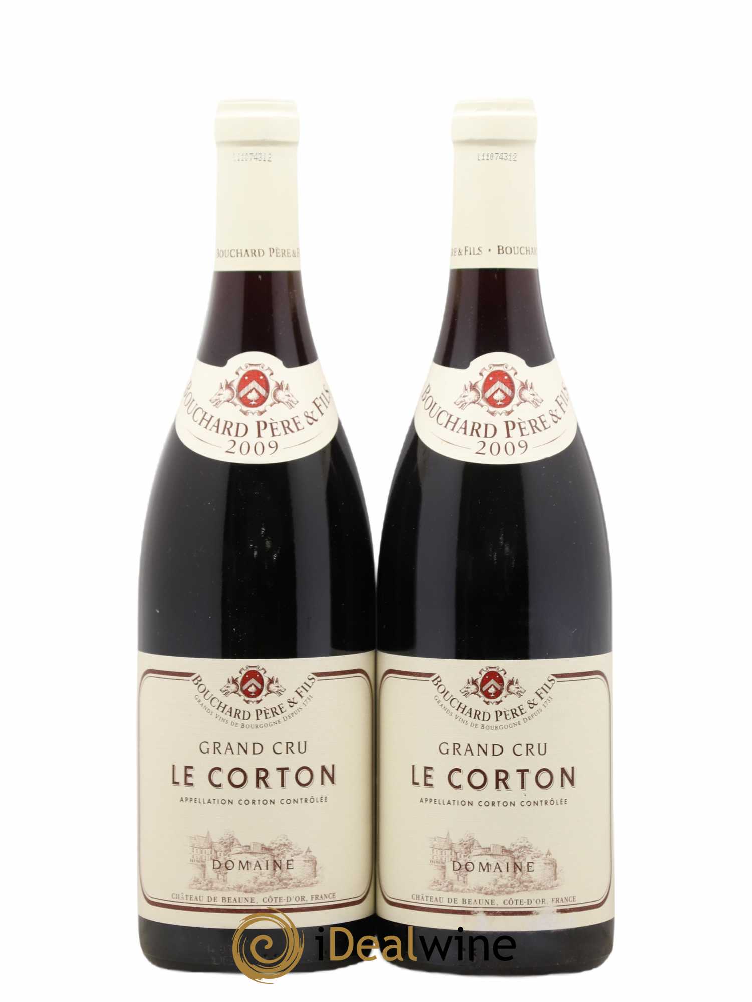 Corton Grand Cru Le Corton Bouchard Père & Fils 2009 - Lot de 2 bouteilles - 0