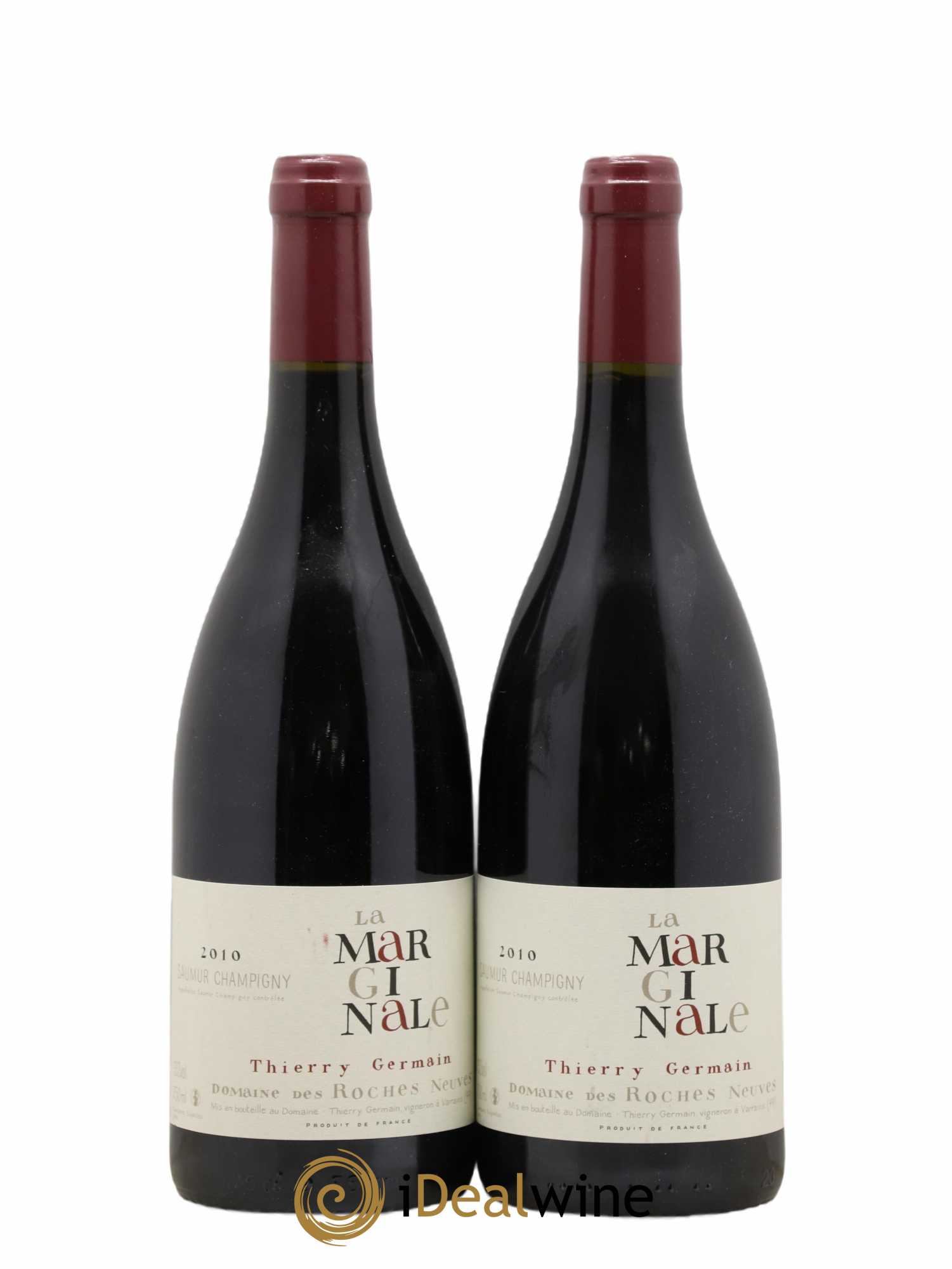 Saumur-Champigny La Marginale Domaine des Roches Neuves - Thierry Germain 2010 - Lot de 2 bouteilles - 0
