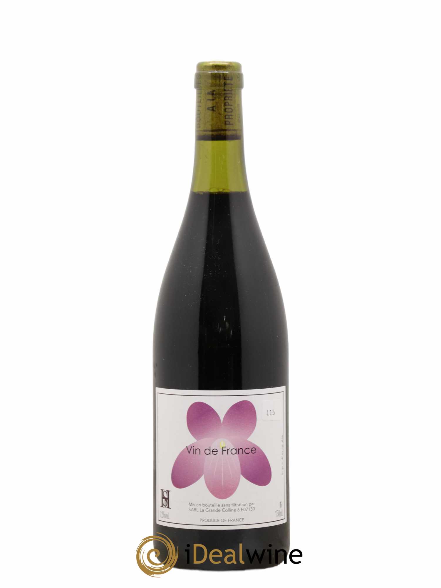 Vin de France (Ex Saint-Joseph) Hirotake Ooka - Domaine La Grande Colline 2015 - Lot de 1 bouteille - 0