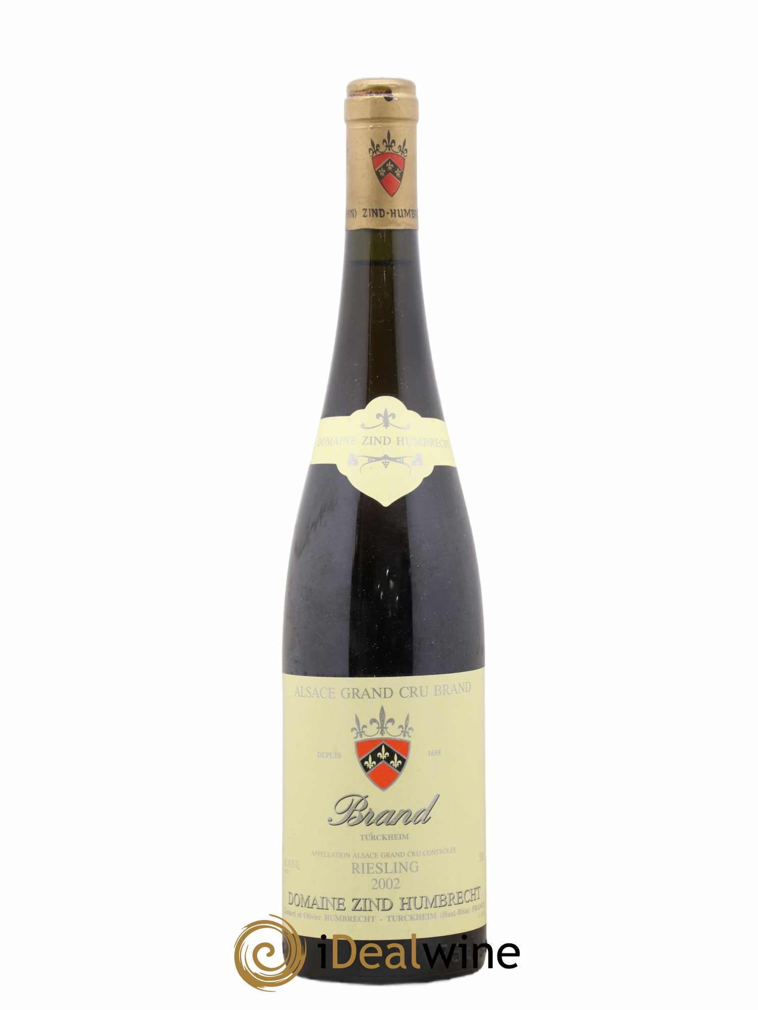 Alsace Riesling Grand Cru Brand Zind-Humbrecht (Domaine) 2002 - Lot de 1 bouteille - 0