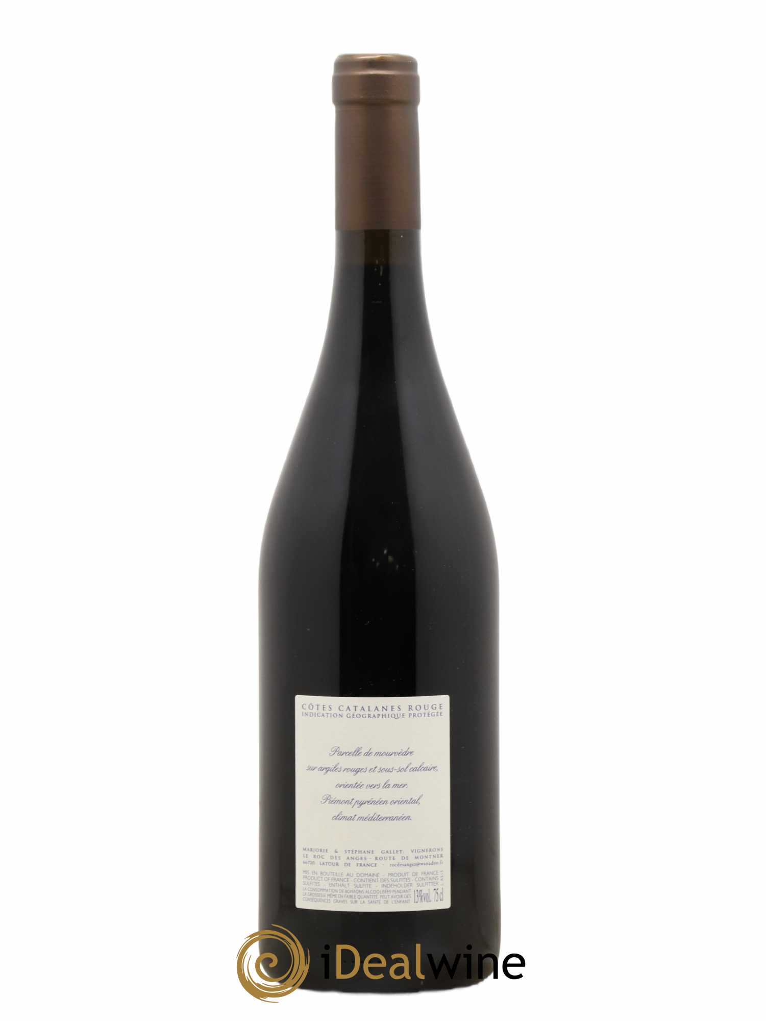 Côtes Catalanes Roc des Anges Astérolide Marjorie et Stéphane Gallet 2015 - Lot de 1 bouteille - 1