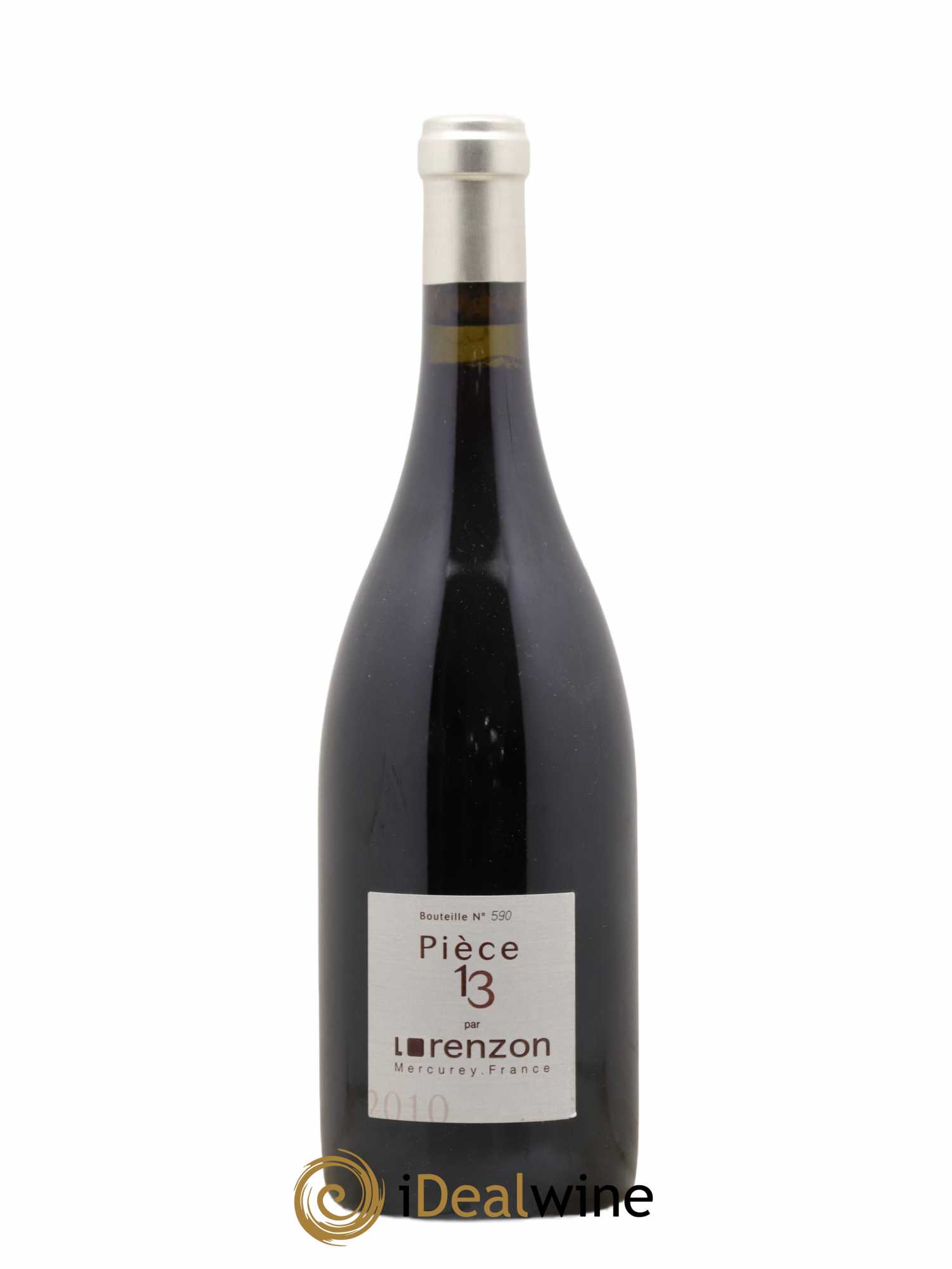 Mercurey 1er Cru Pièce 13 Bruno Lorenzon 2010 - Lot de 1 bouteille - 0